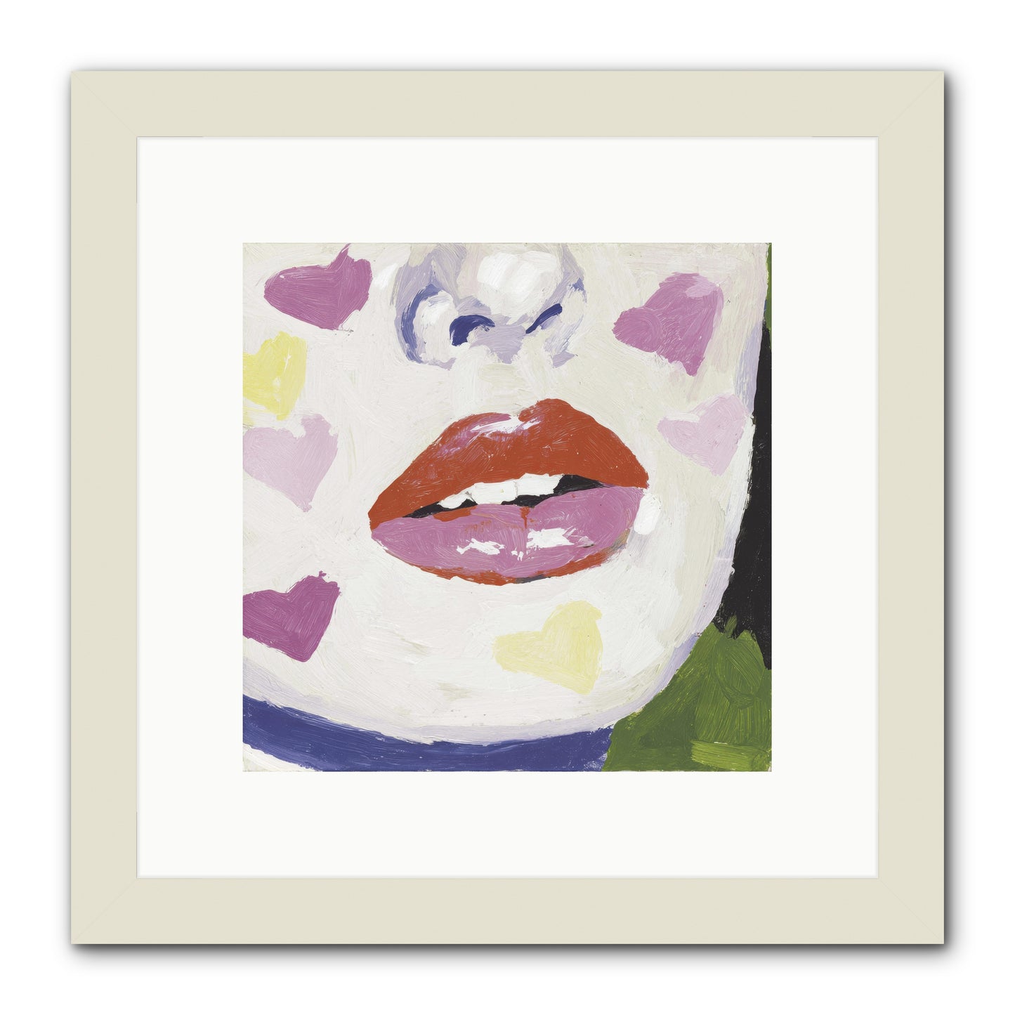 Champagne & Confessions -- Framed Print - White 10x10