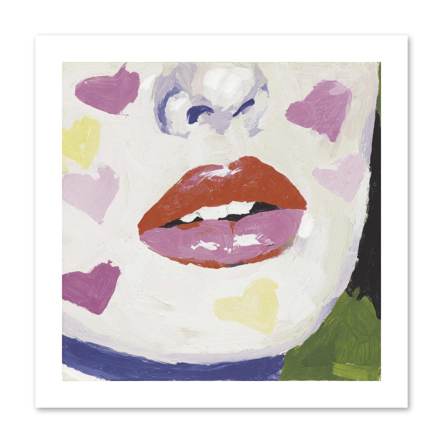 Champagne & Confessions -- Loose Canvas Print 12x12