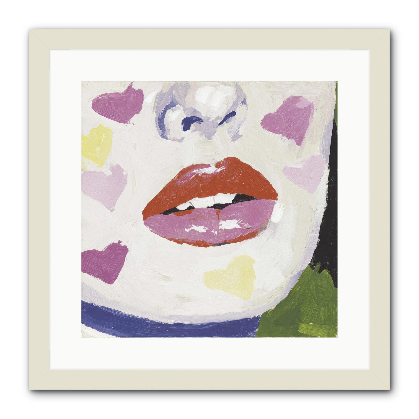 Champagne & Confessions -- Framed Print - White 16x16