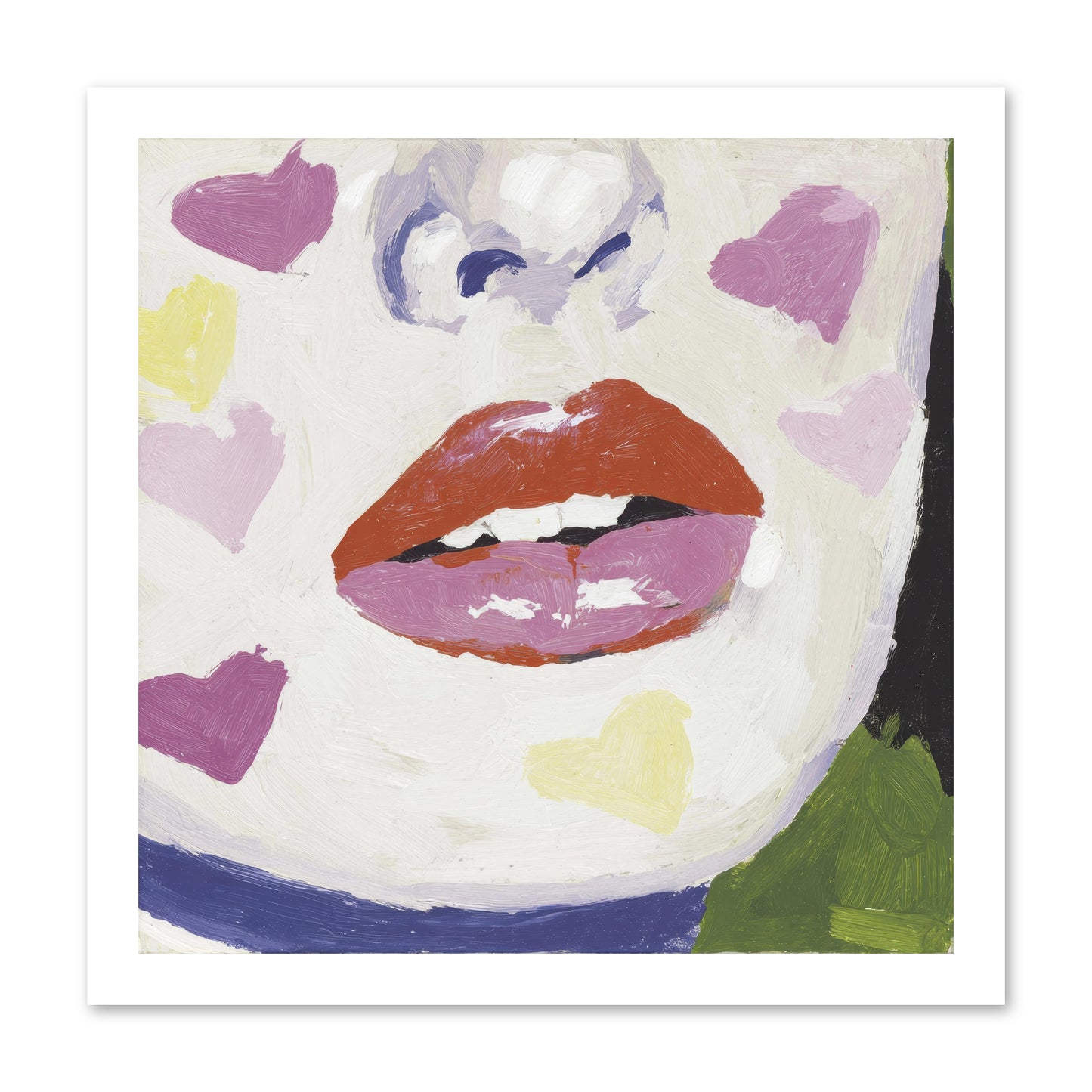 Champagne & Confessions -- Paper Print 16x16