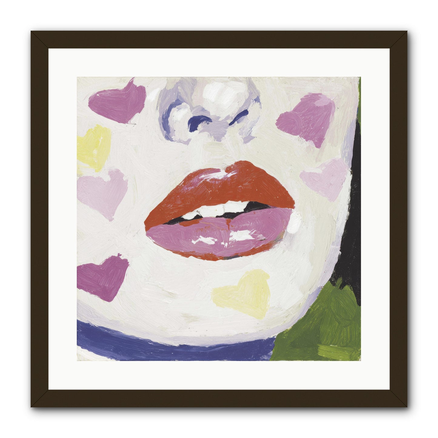 Champagne & Confessions -- Framed Print - Black 20x20
