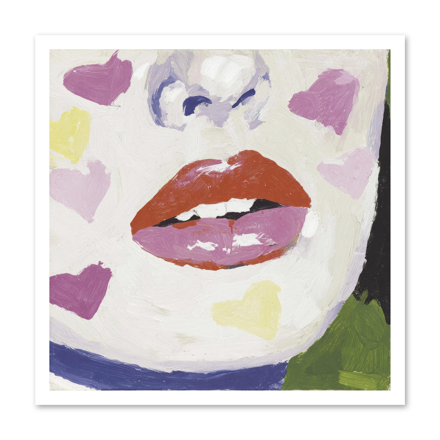 Champagne & Confessions -- Loose Canvas Print 24x24