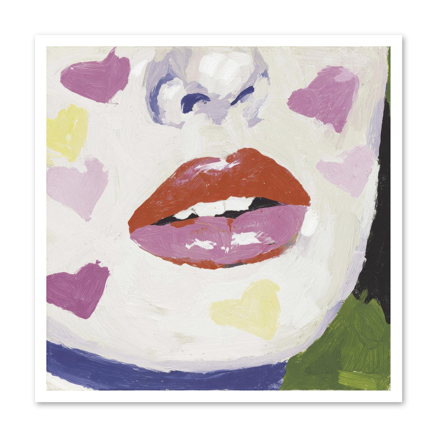 Champagne & Confessions -- Paper Print 30x30