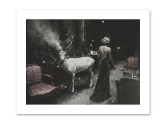 Champagne and Courage -- Paper Print 12x9