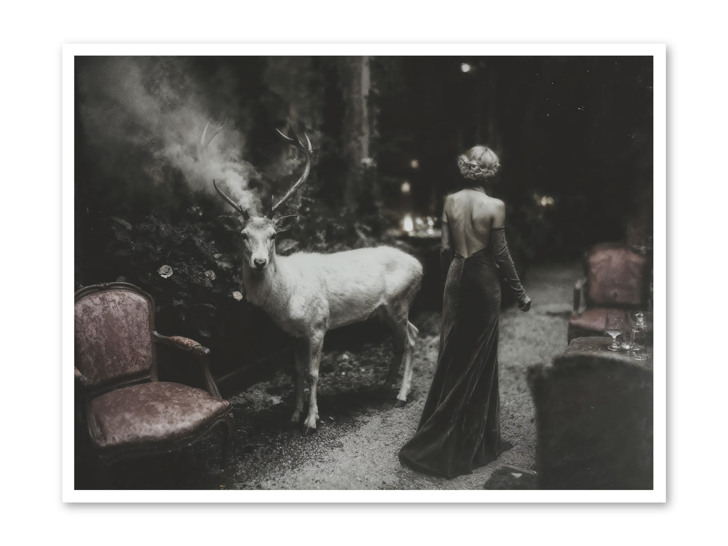 Champagne and Courage -- Paper Print 48x36