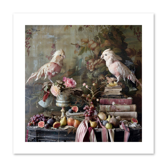 Chansons From Gilded Aviaries -- Paper Print 10x10