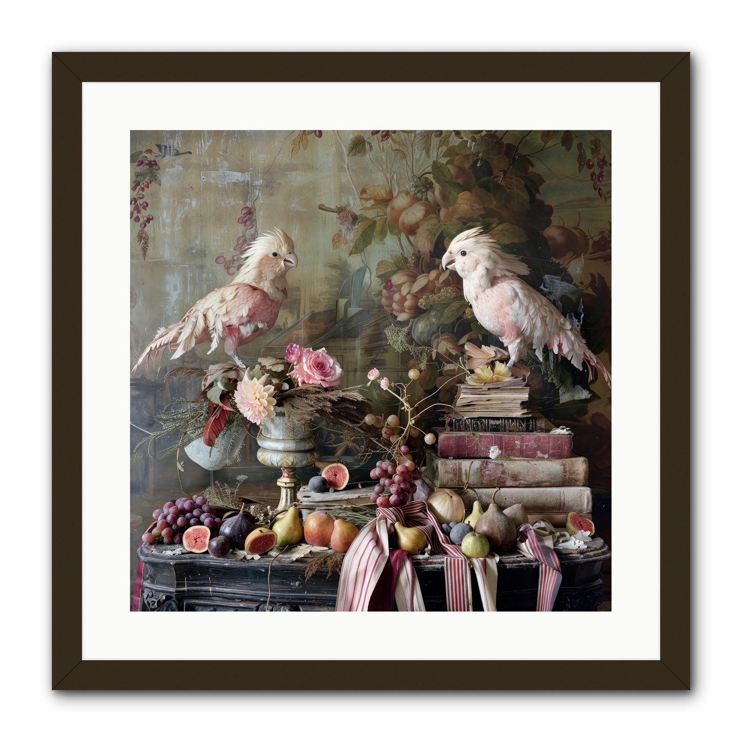 Chansons From Gilded Aviaries -- Framed Print - Black 20x20