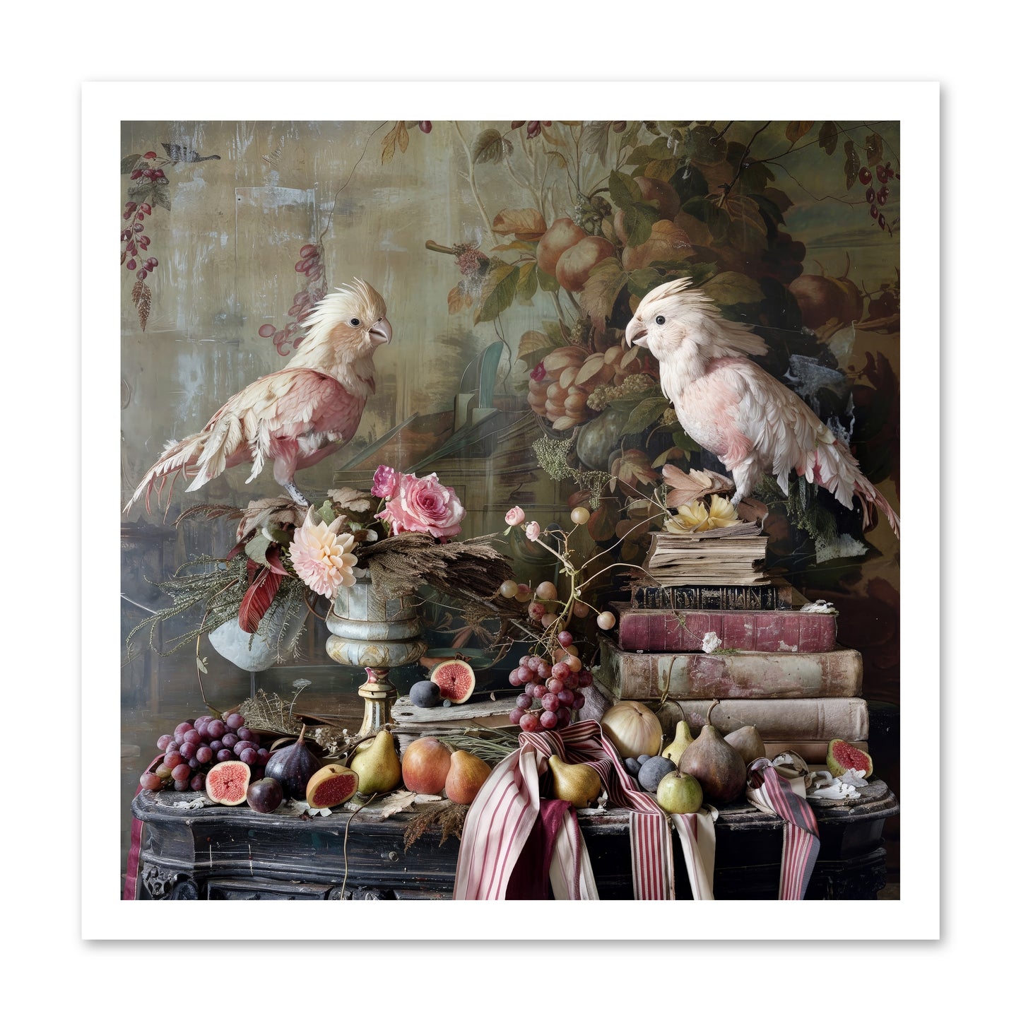 Chansons From Gilded Aviaries -- Paper Print 20x20