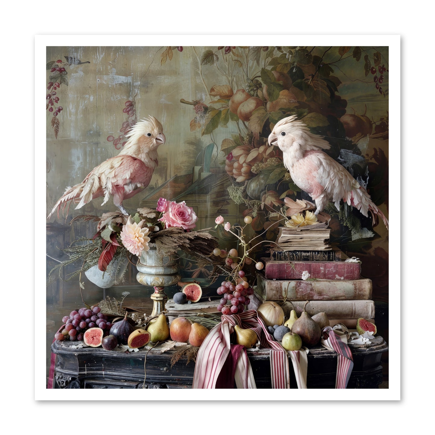 Chansons From Gilded Aviaries -- Paper Print 30x30