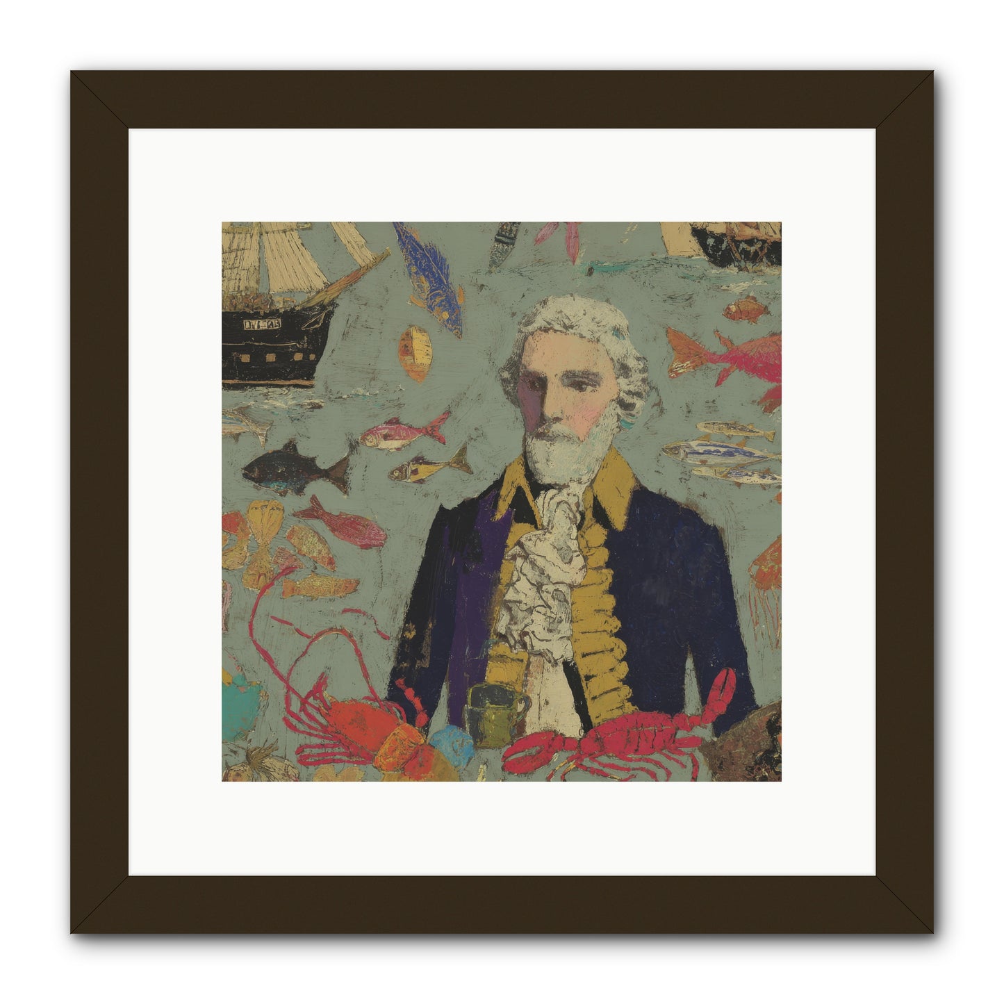 Chapter of Still Water -- Framed Print - Black 12x12