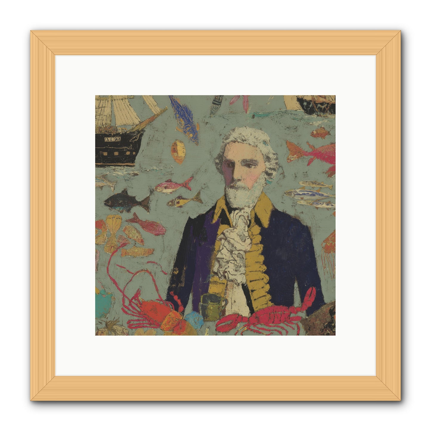 Chapter of Still Water -- Framed Print - Natural 12x12