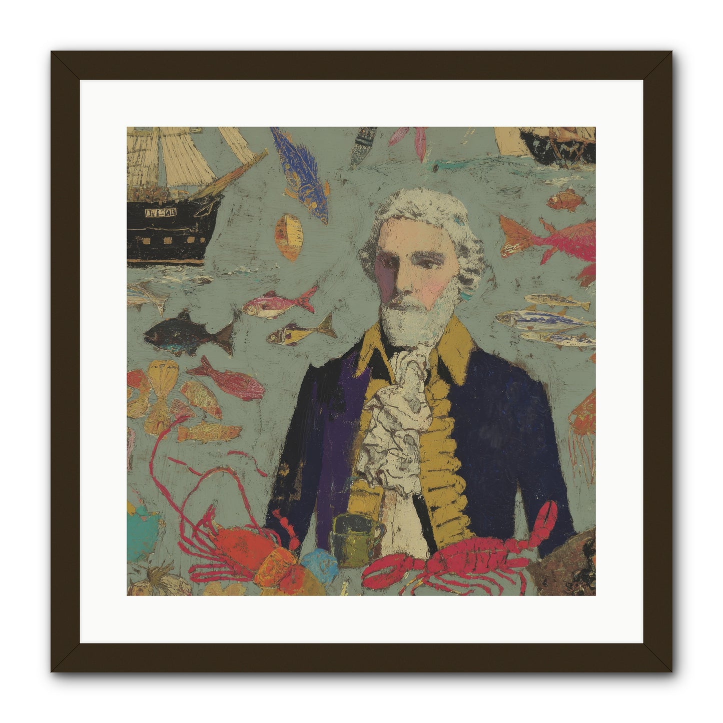 Chapter of Still Water -- Framed Print - Black 20x20