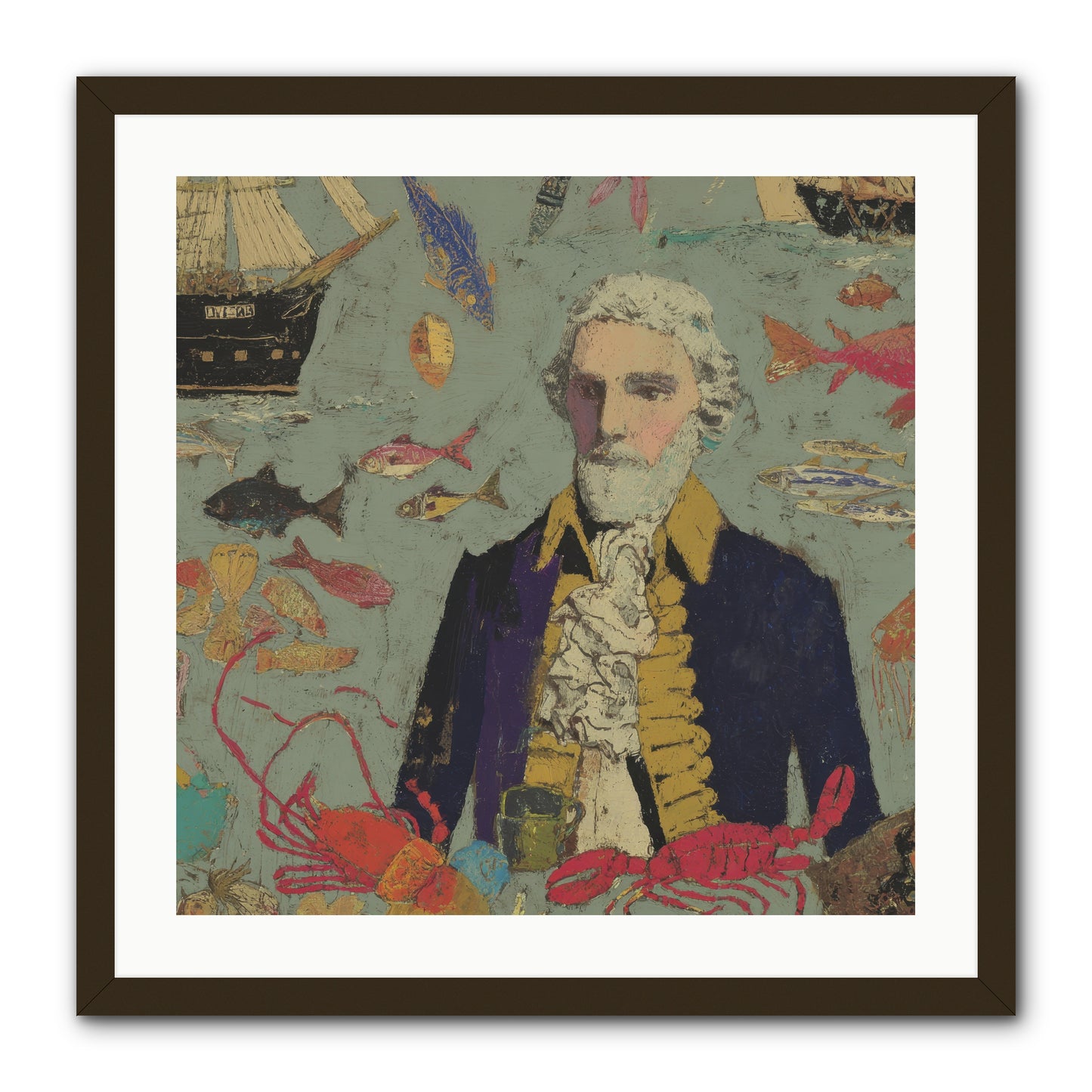 Chapter of Still Water -- Framed Print - Black 24x24