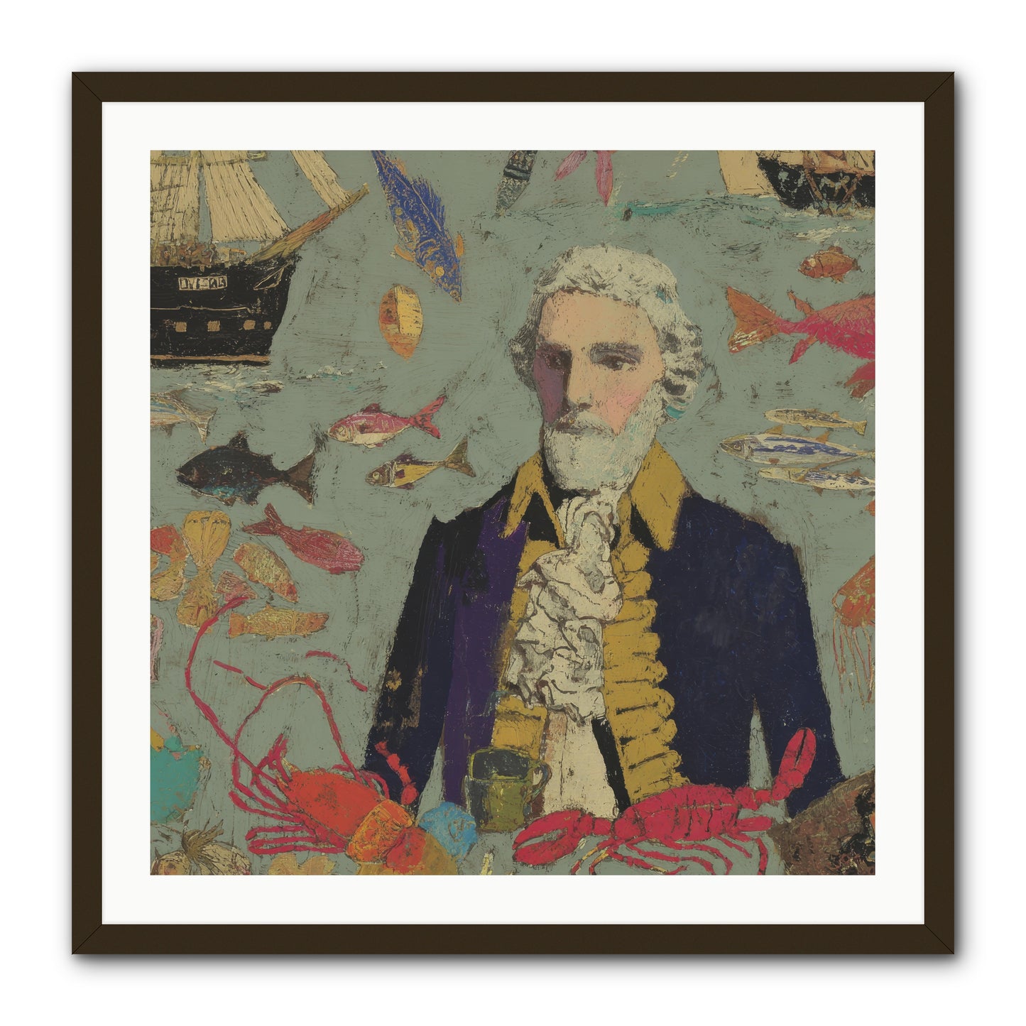 Chapter of Still Water -- Framed Print - Black 30x30