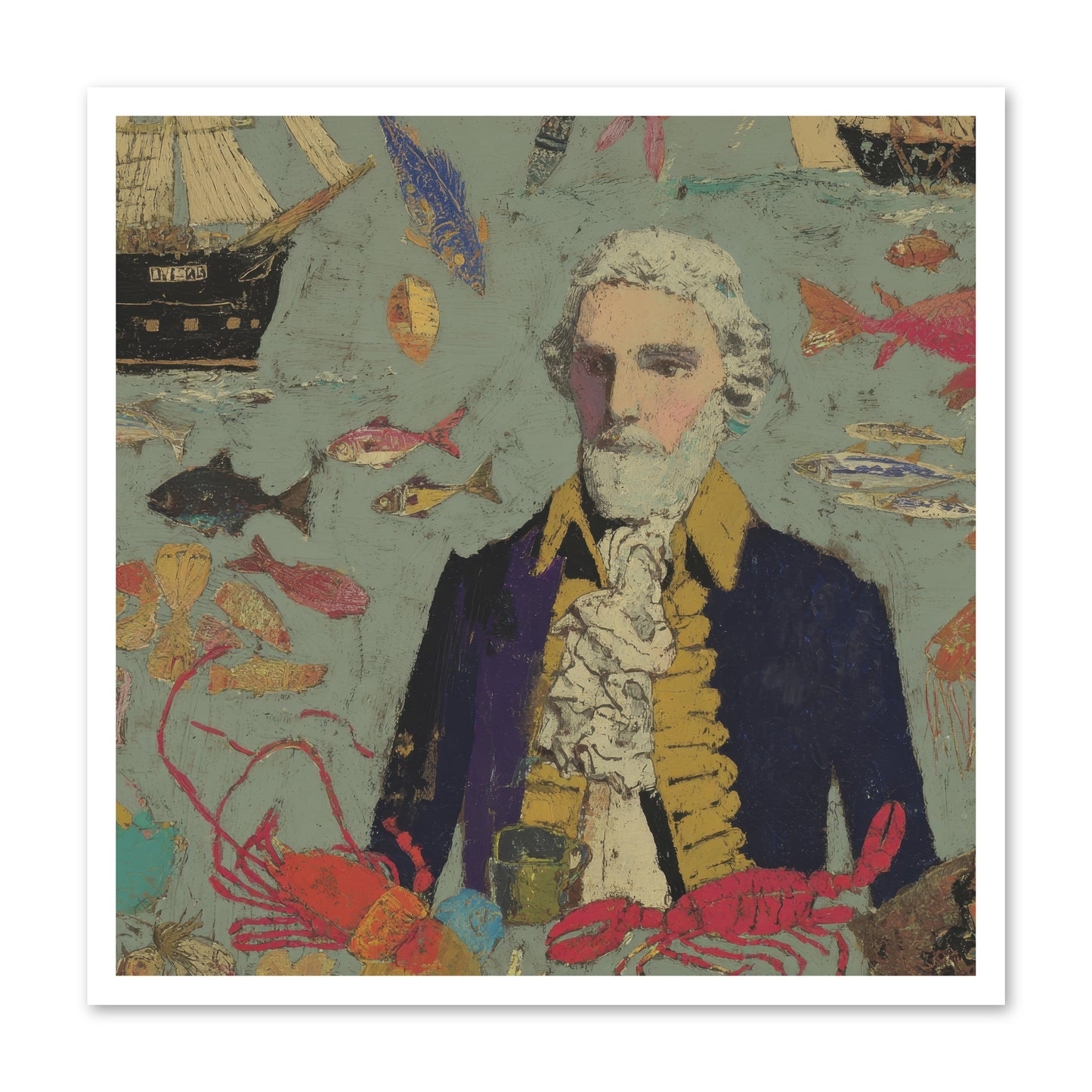 Chapter of Still Water -- Loose Canvas Print 30x30