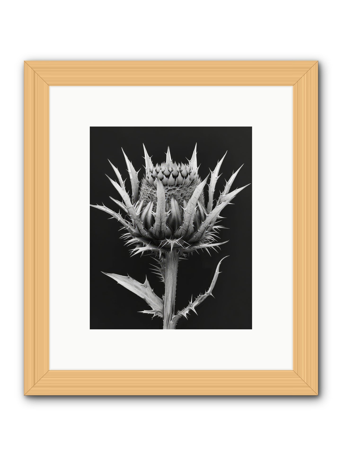 Chardon Bleu -- Framed Print - Natural 8x10
