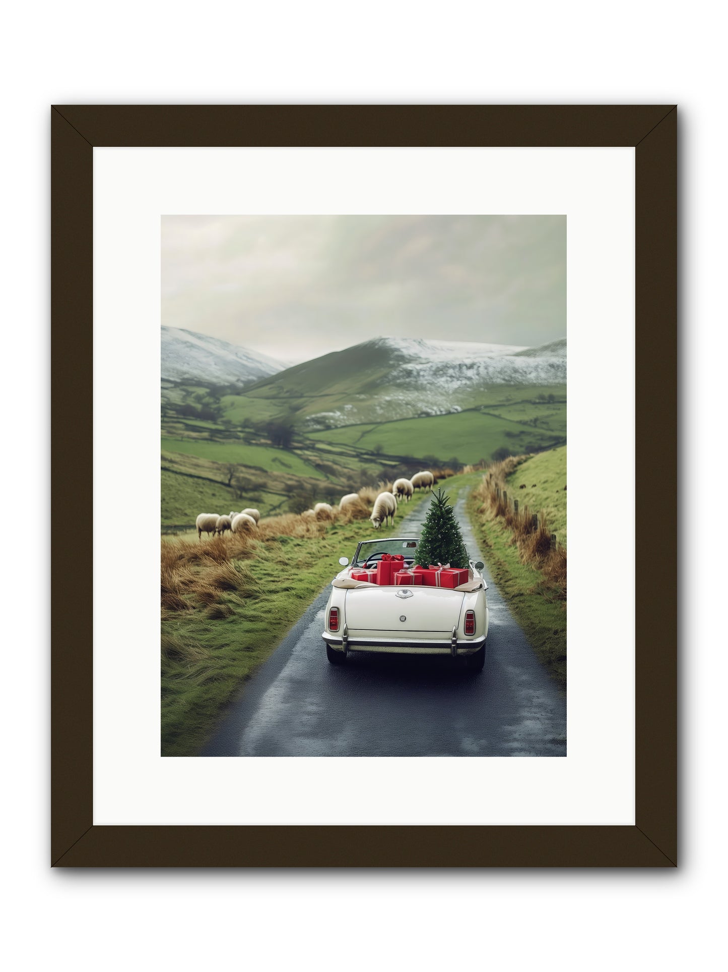 Chariot De Joie -- Framed Print - Black 12x16