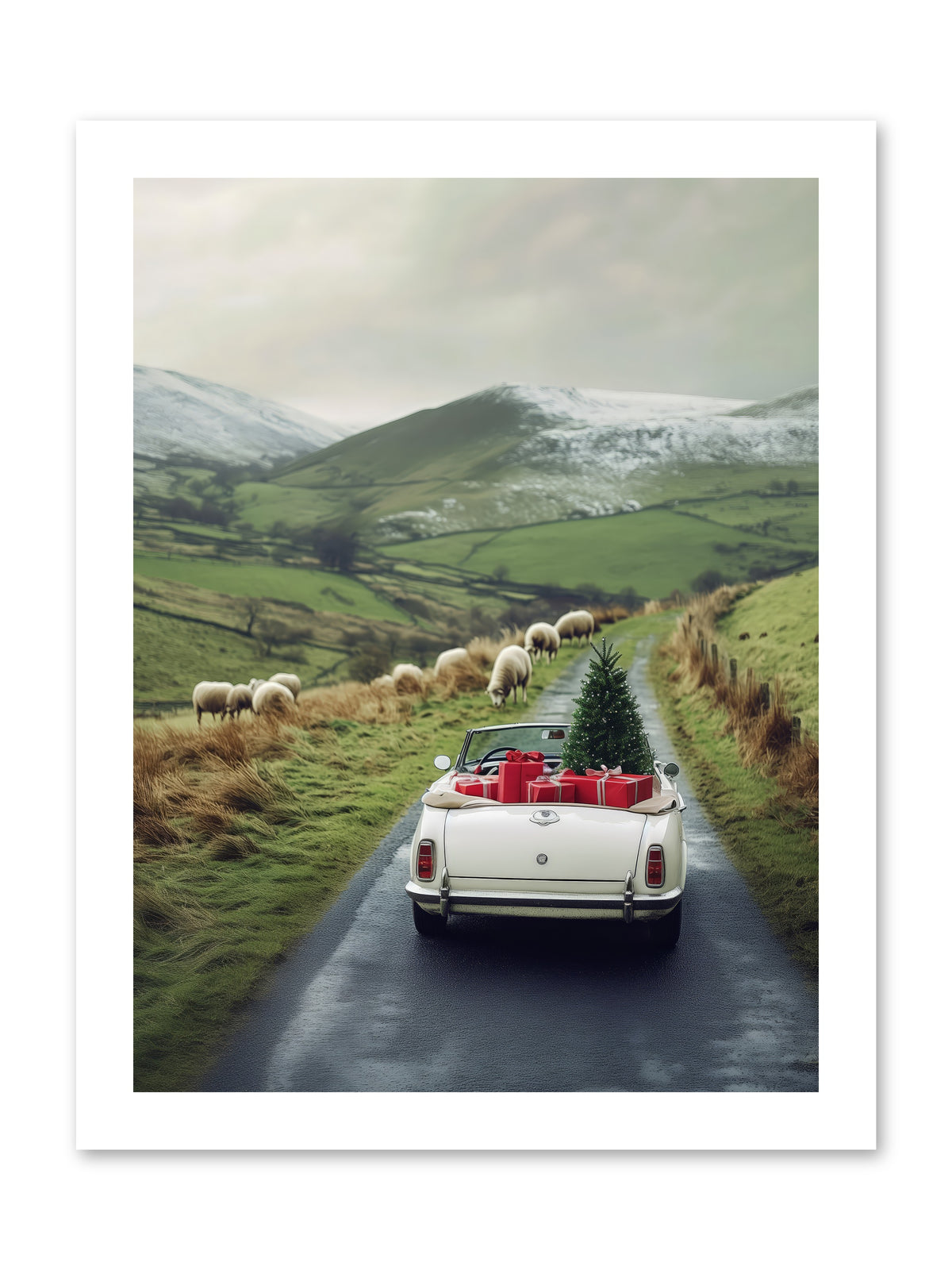 Chariot De Joie -- Paper Print 12x16