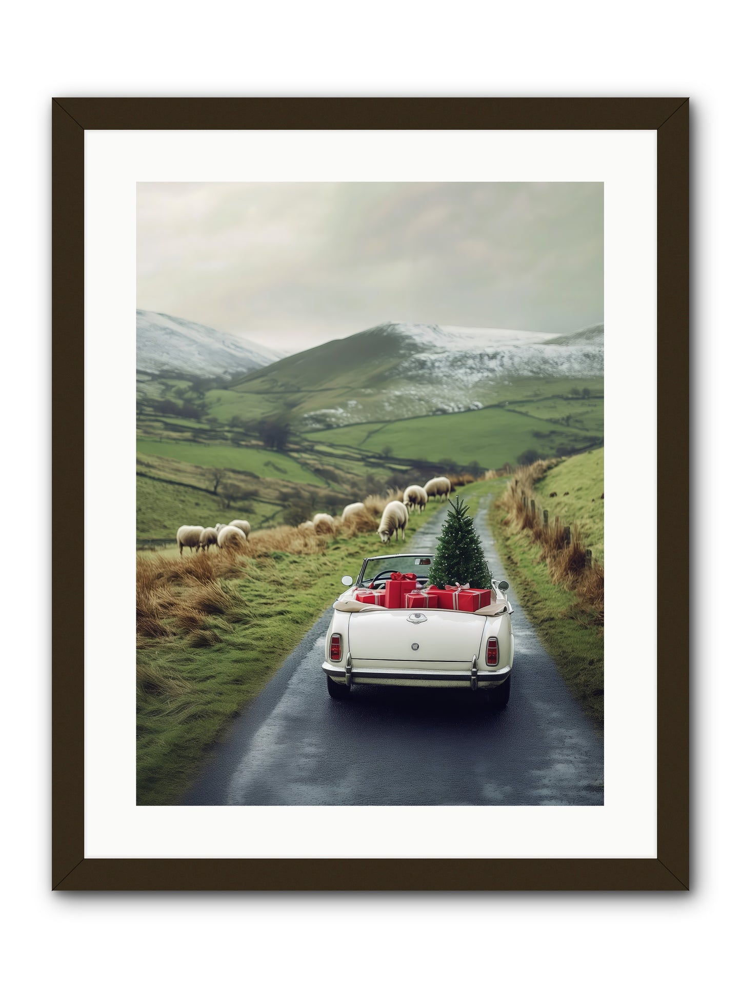 Chariot De Joie -- Framed Print - Black 18x24