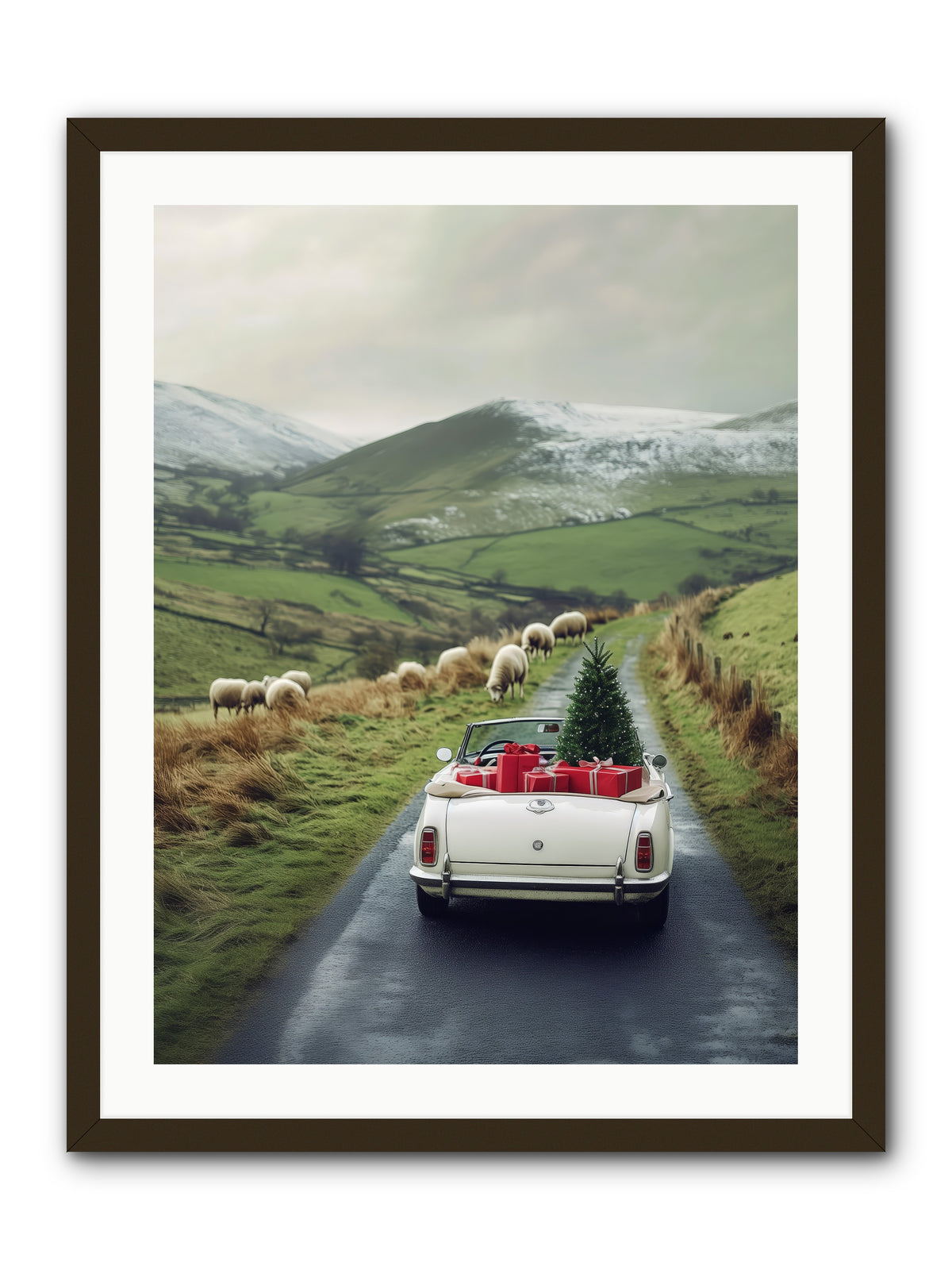 Chariot De Joie -- Framed Print - Black 24x32