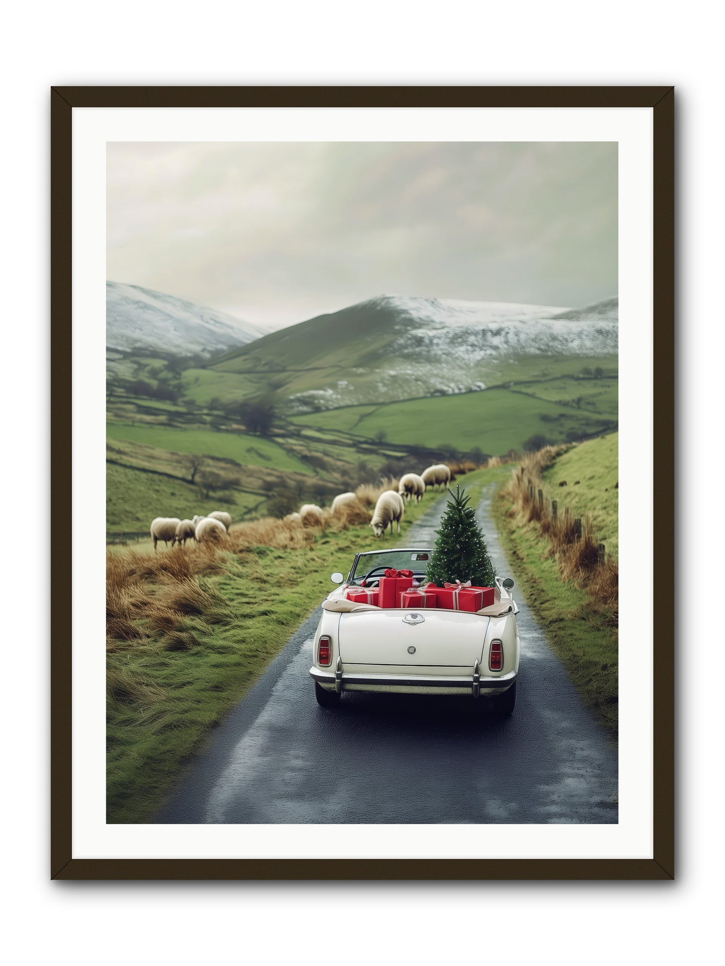 Chariot De Joie -- Framed Print - Black 30x40