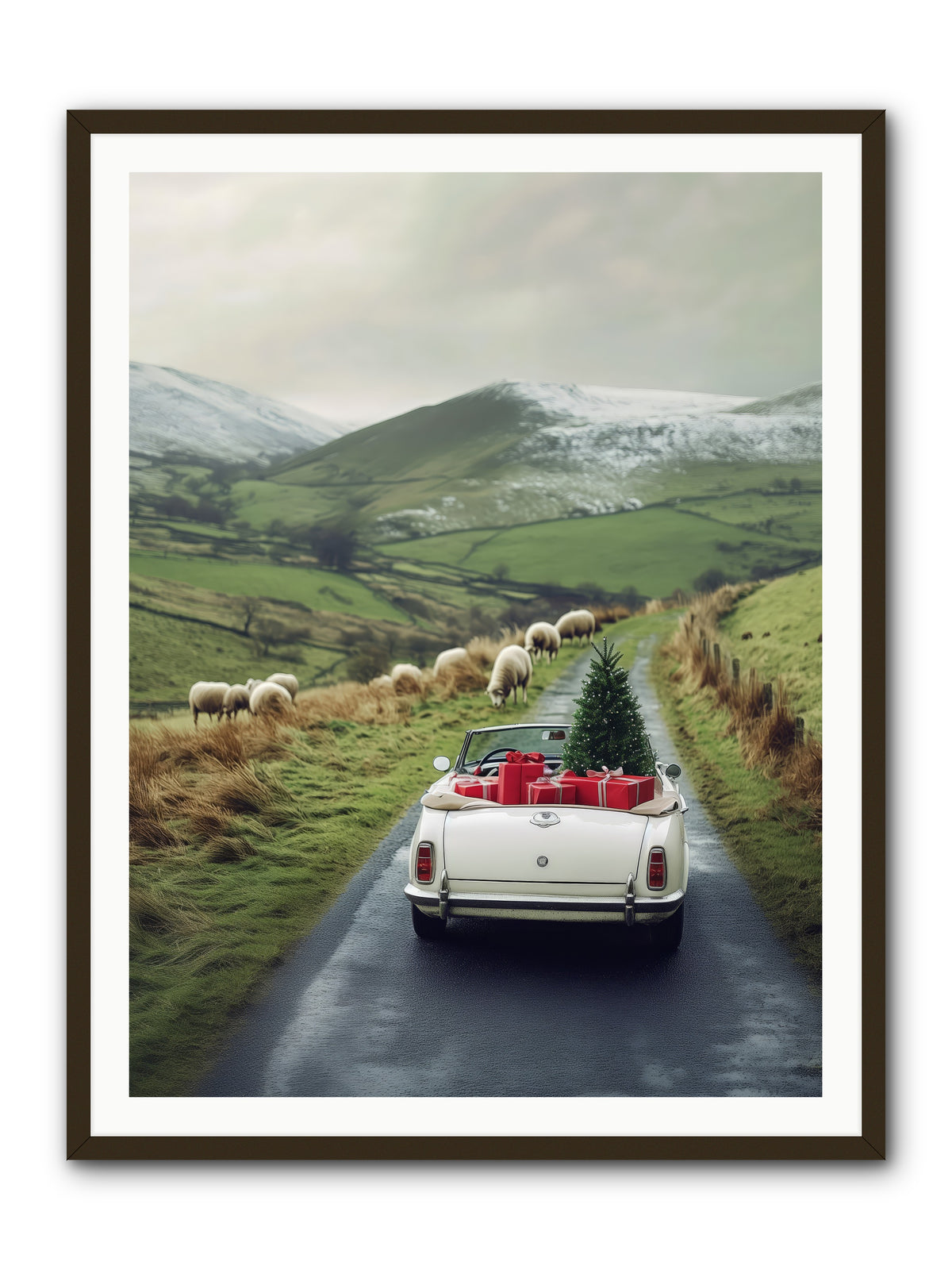 Chariot De Joie -- Framed Print - Black 36x48