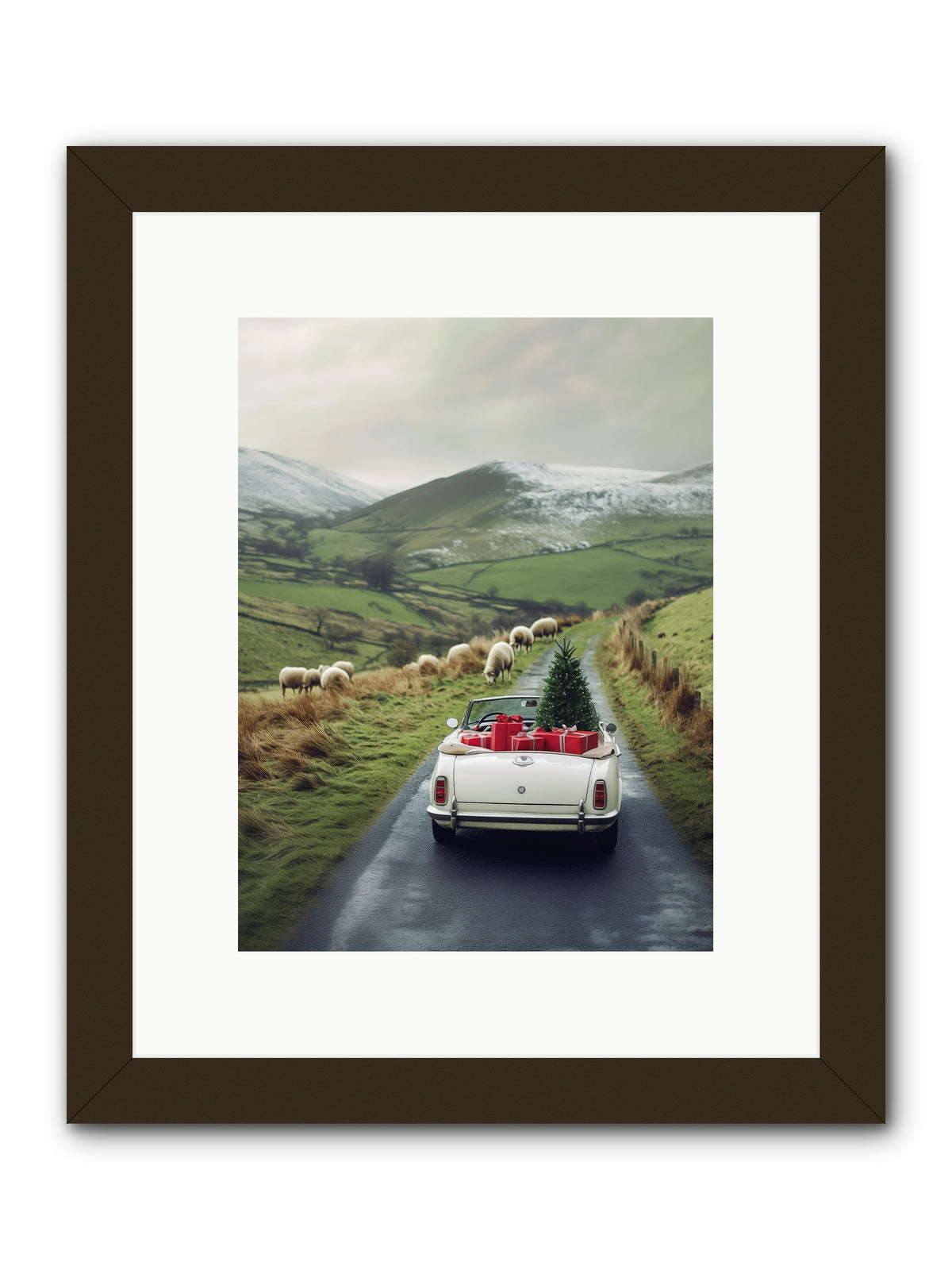 Chariot De Joie -- Framed Print - Black 9x12