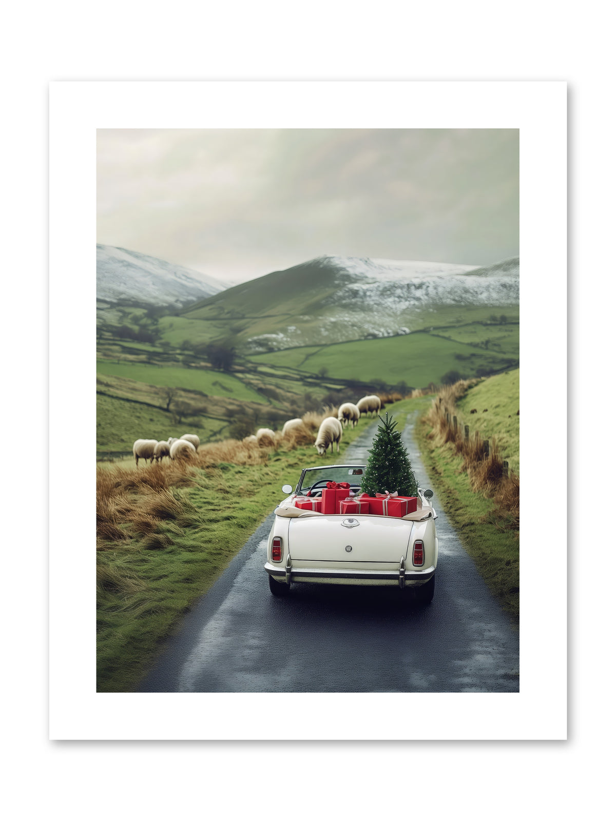 Chariot De Joie -- Loose Canvas Print 9x12