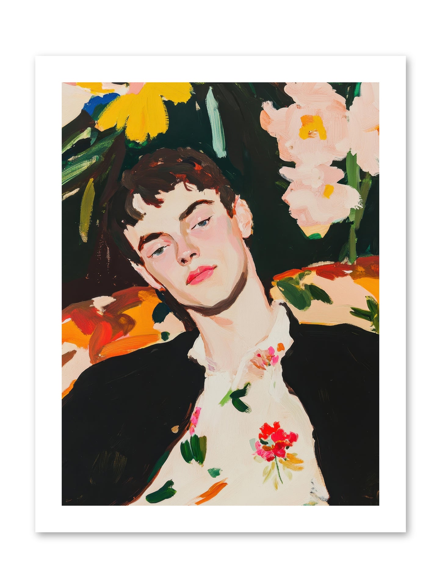 Charisma In Repose -- Paper Print 12x16