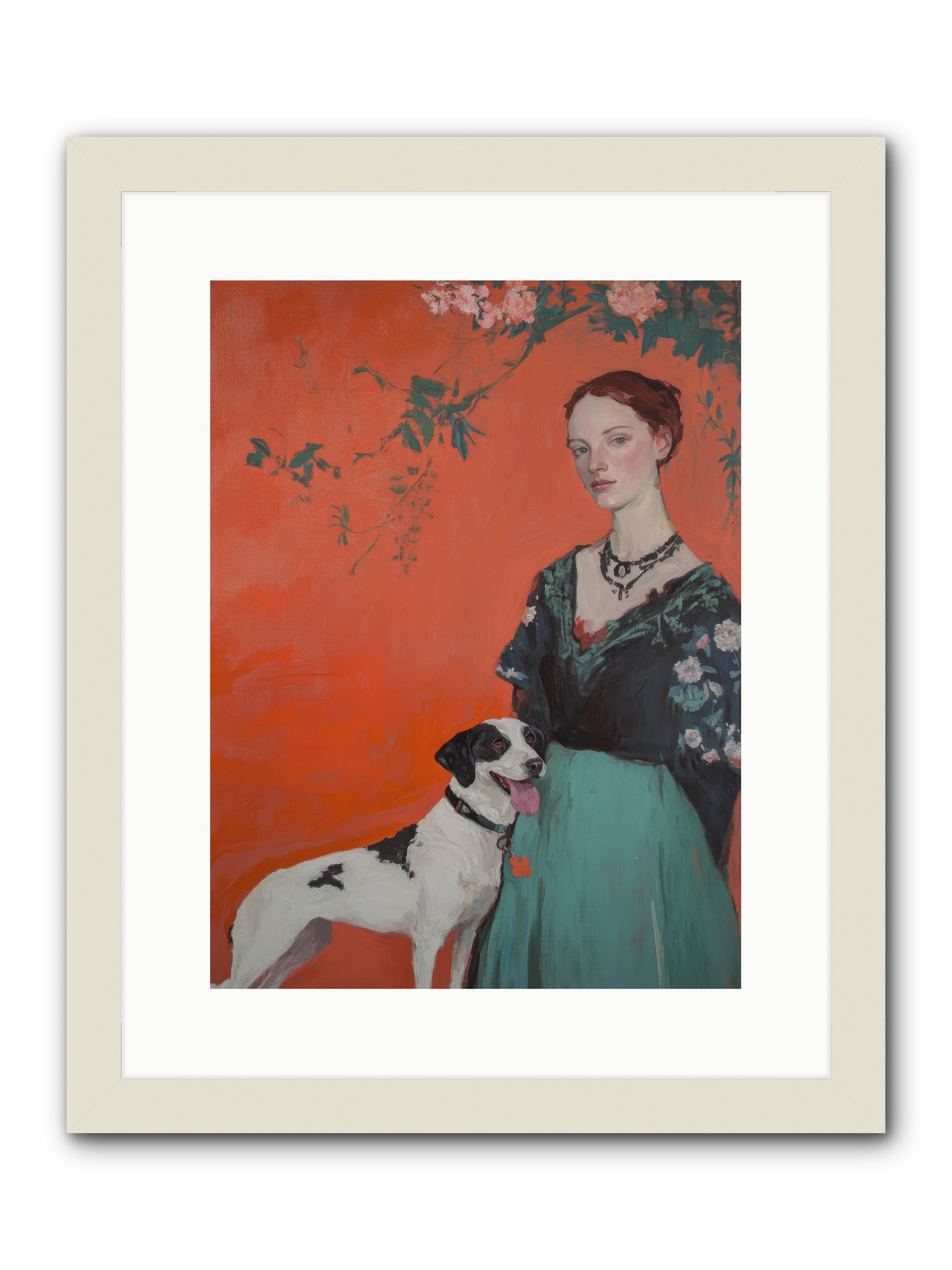 Charmed Beyond Reason -- Framed Print - White 12x16
