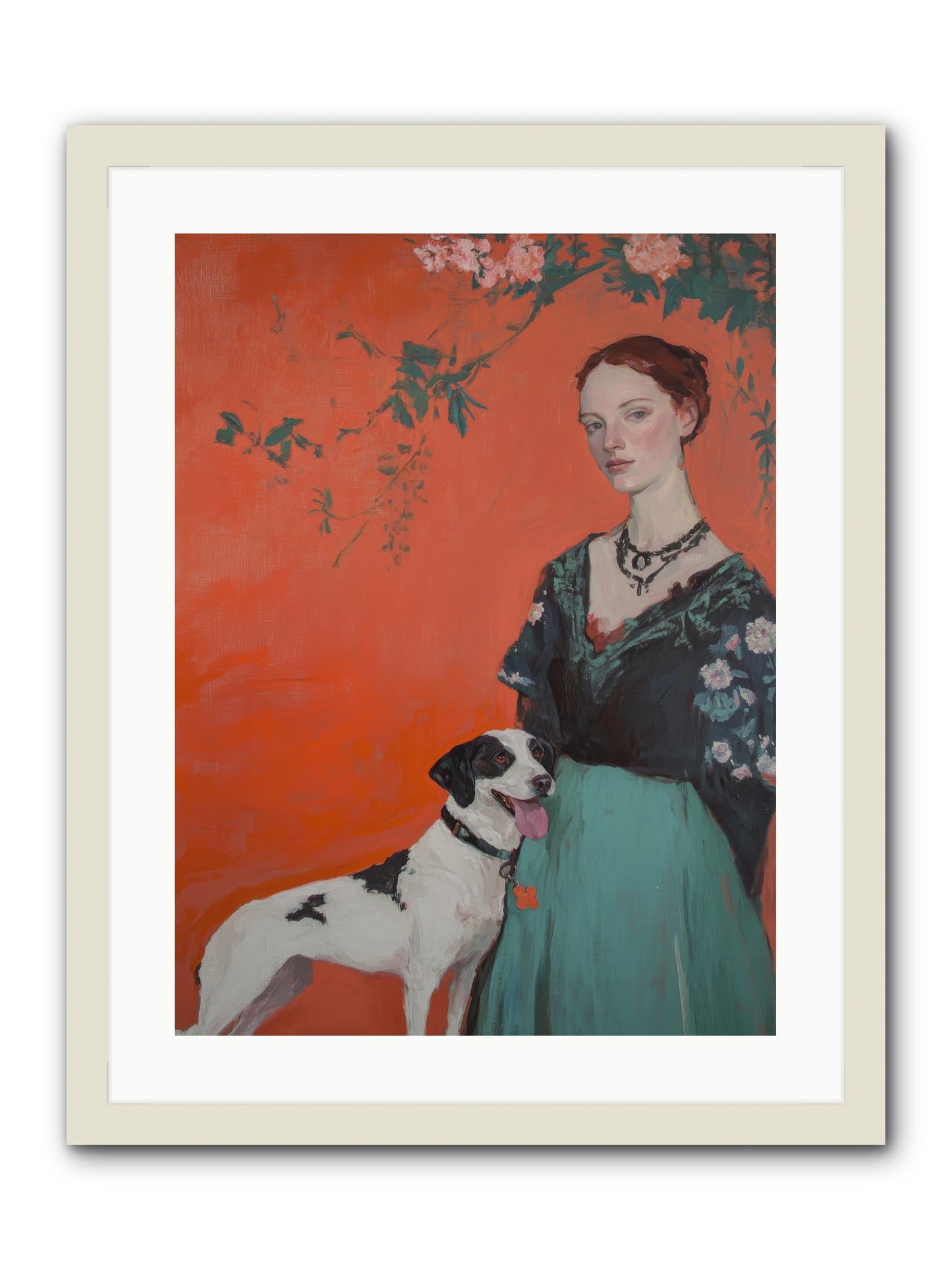 Charmed Beyond Reason -- Framed Print - White 18x24