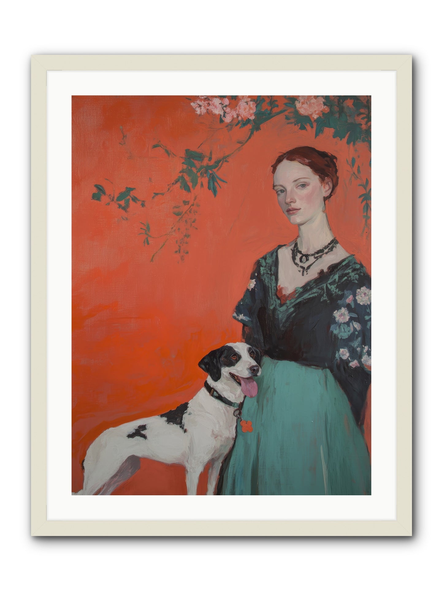 Charmed Beyond Reason -- Framed Print - White 24x32