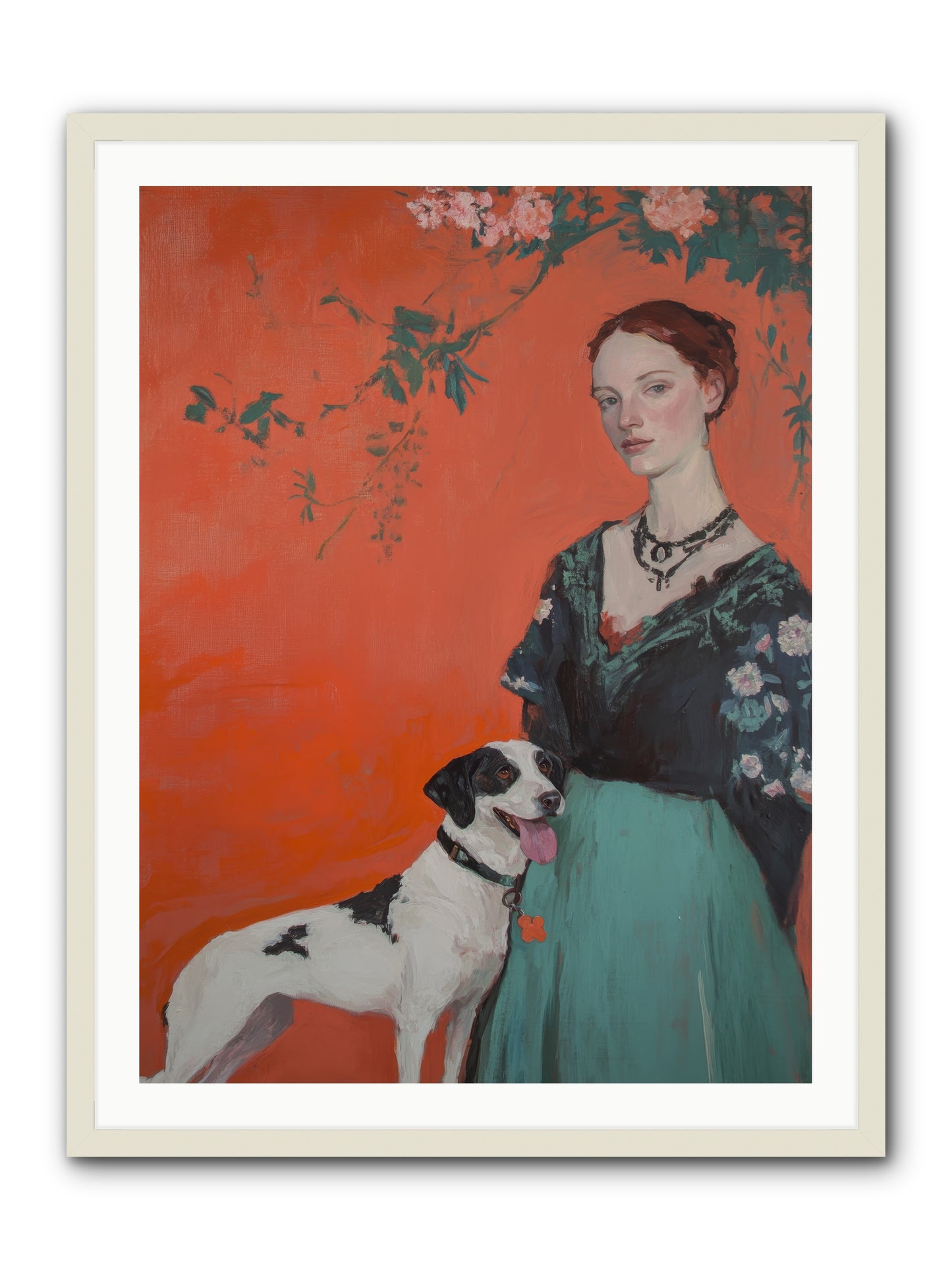 Charmed Beyond Reason -- Framed Print - White 30x40