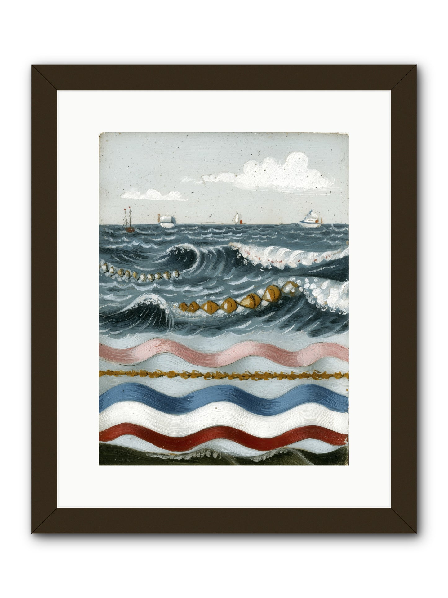 Charmed Currents -- Framed Print - Black 12x16