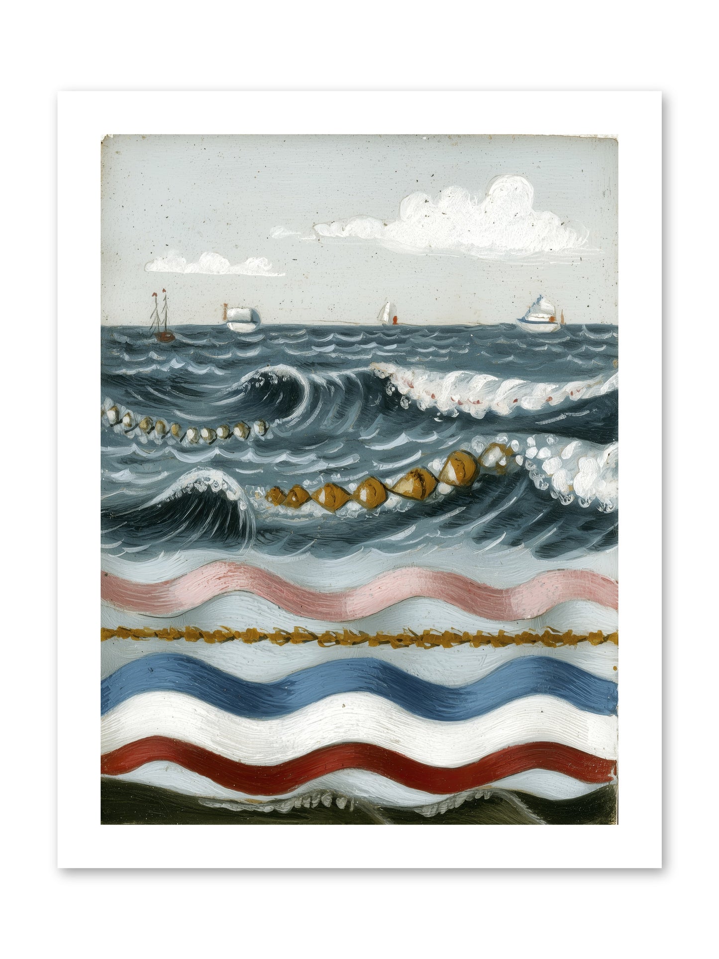 Charmed Currents -- Loose Canvas Print 12x16