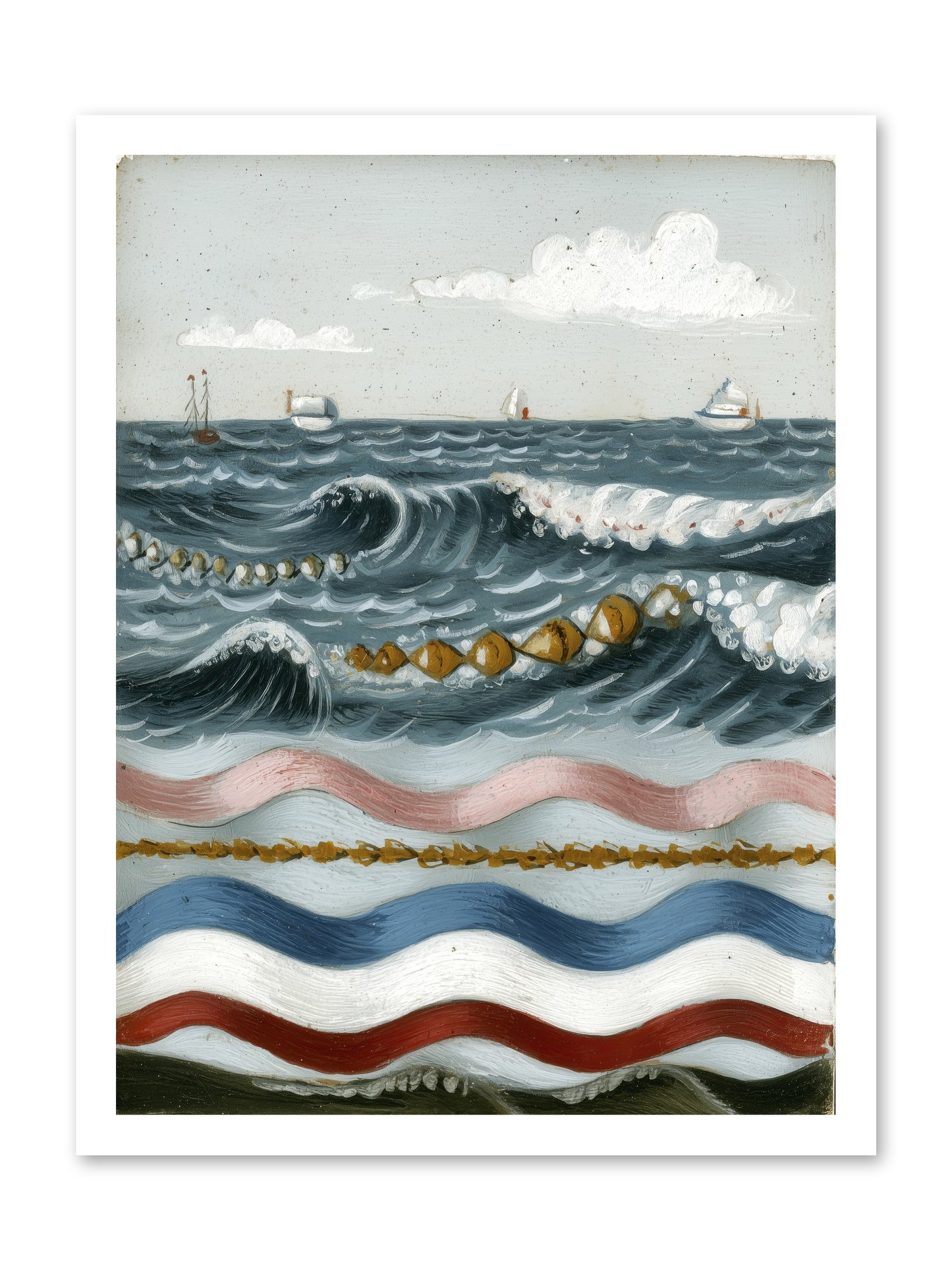 Charmed Currents -- Loose Canvas Print 18x24