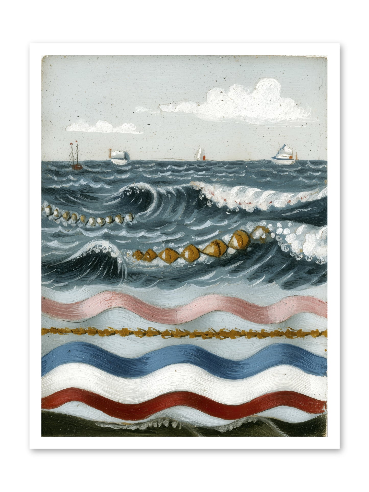 Charmed Currents -- Loose Canvas Print 24x32