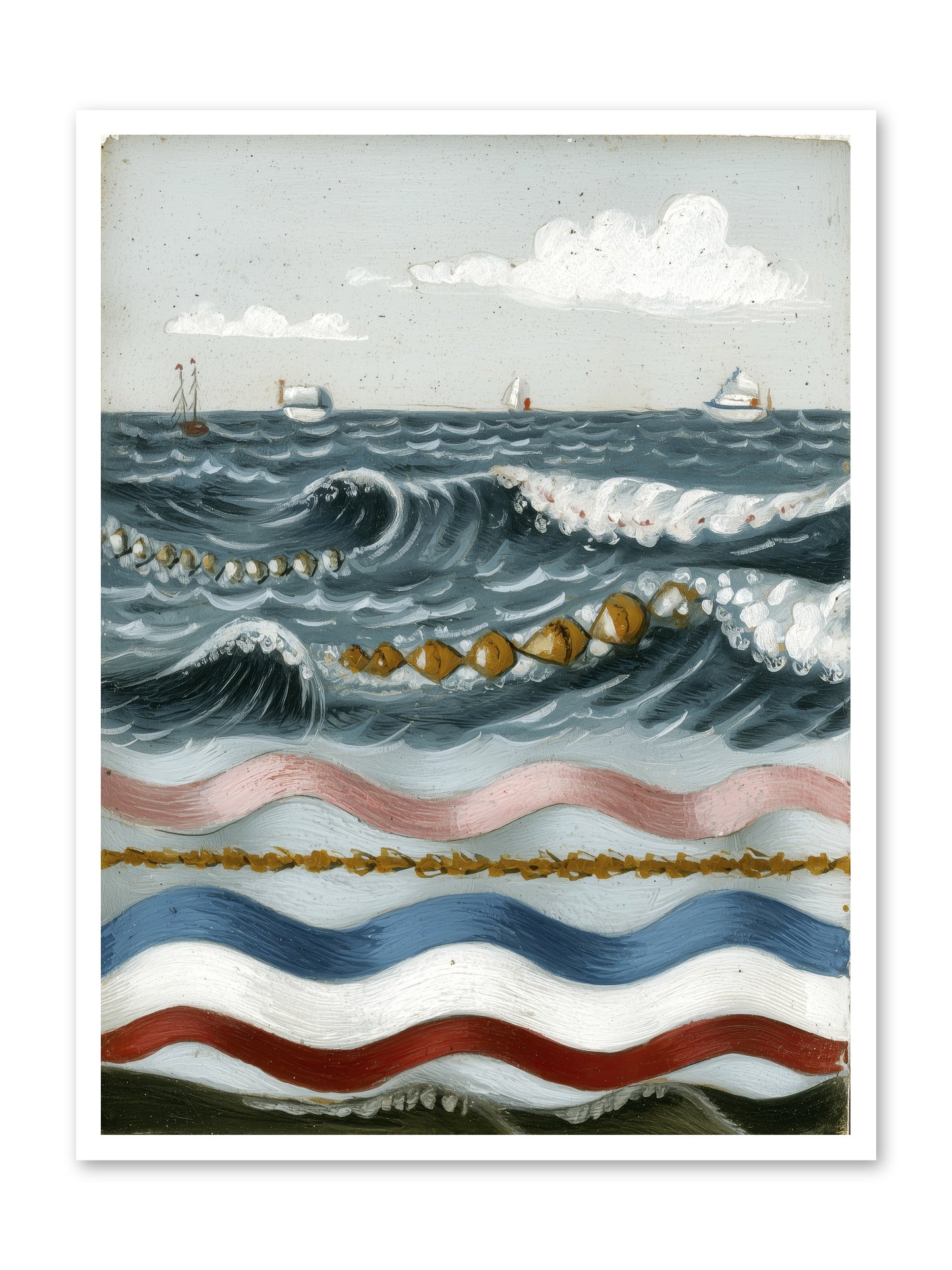 Charmed Currents -- Loose Canvas Print 30x40
