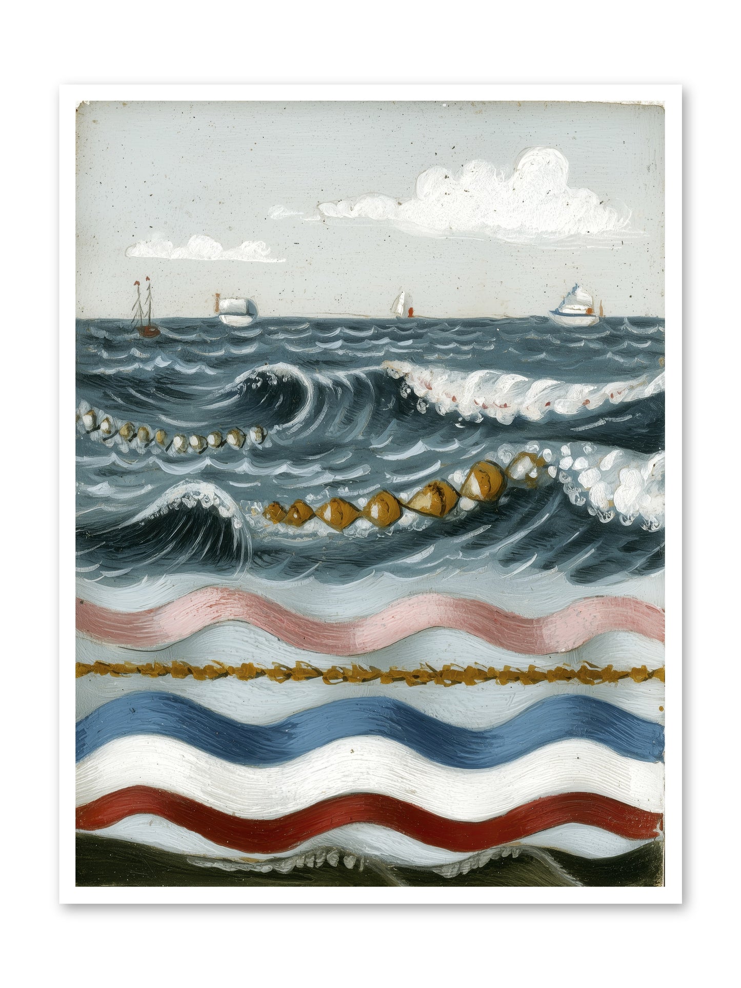 Charmed Currents -- Loose Canvas Print 36x48