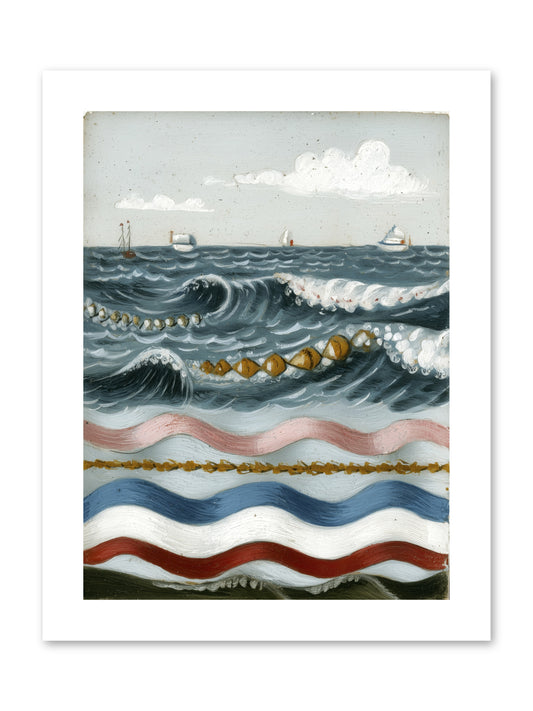 Charmed Currents -- Paper Print 9x12