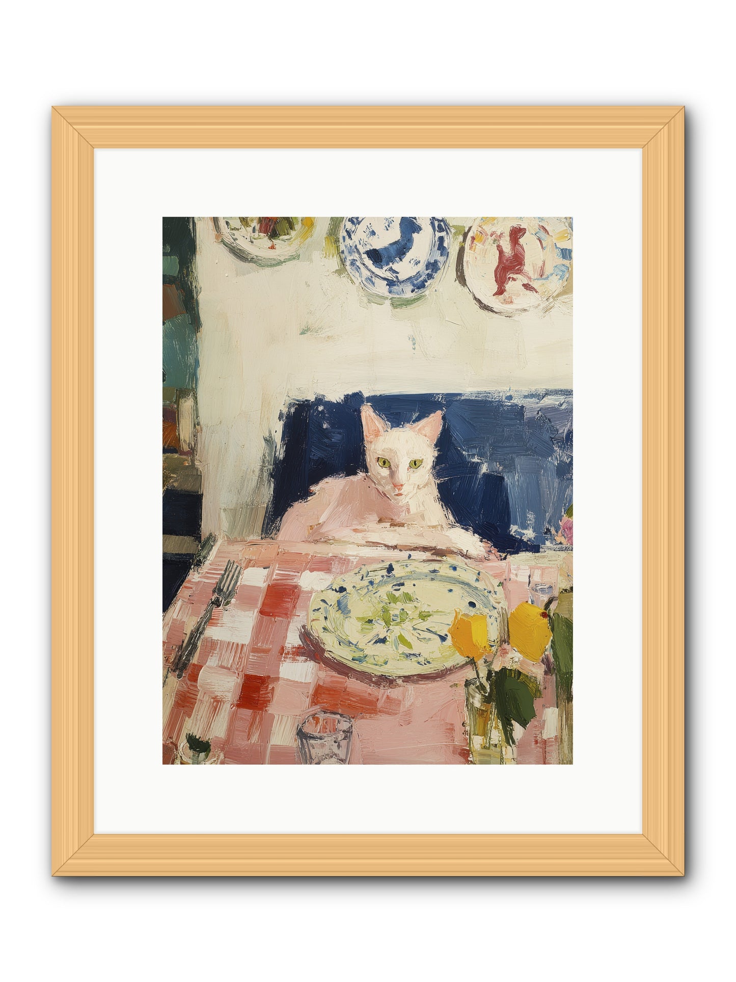 Charming Chaos -- Framed Print - Natural 12x16