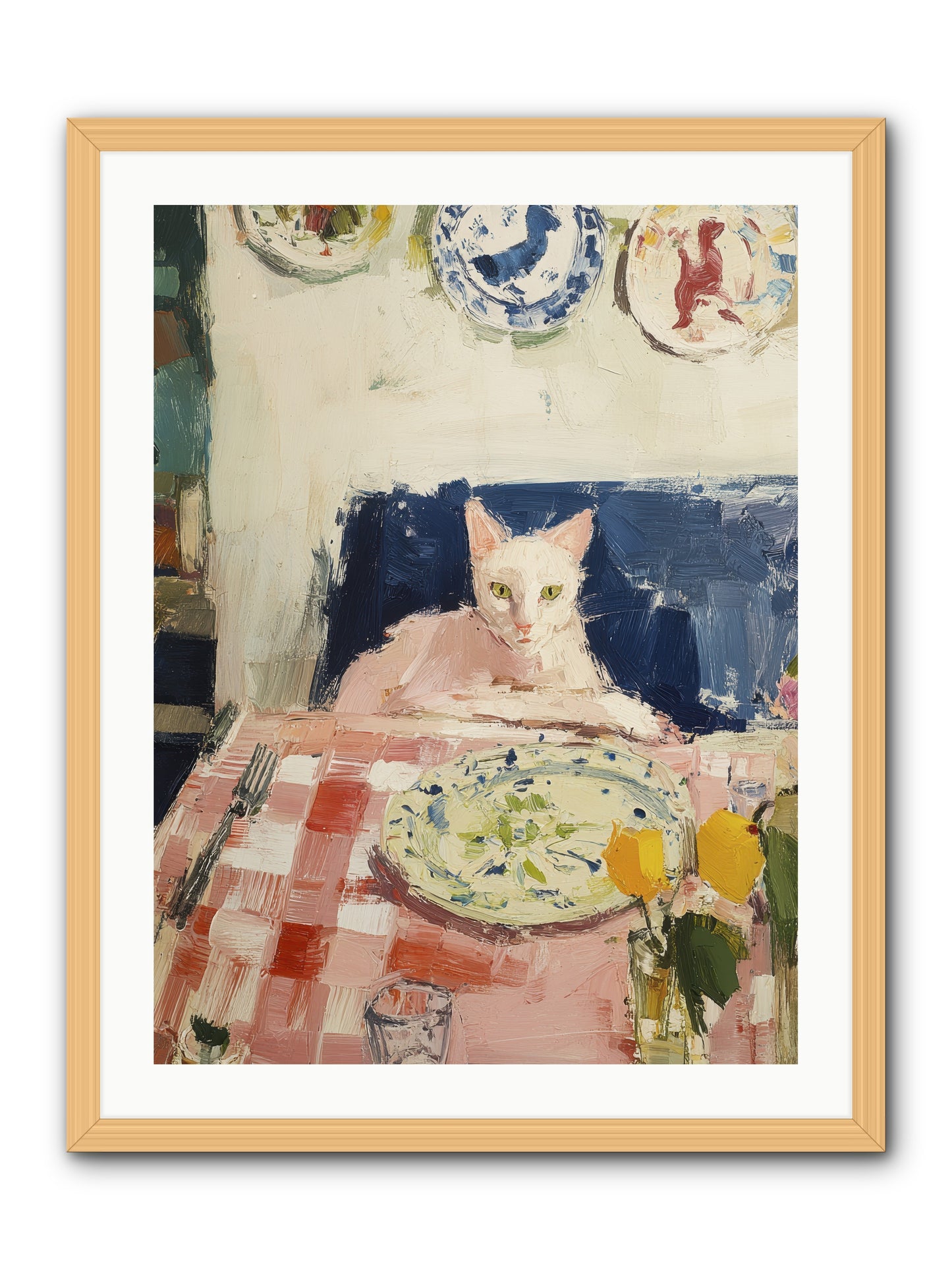 Charming Chaos -- Framed Print - Natural 24x32