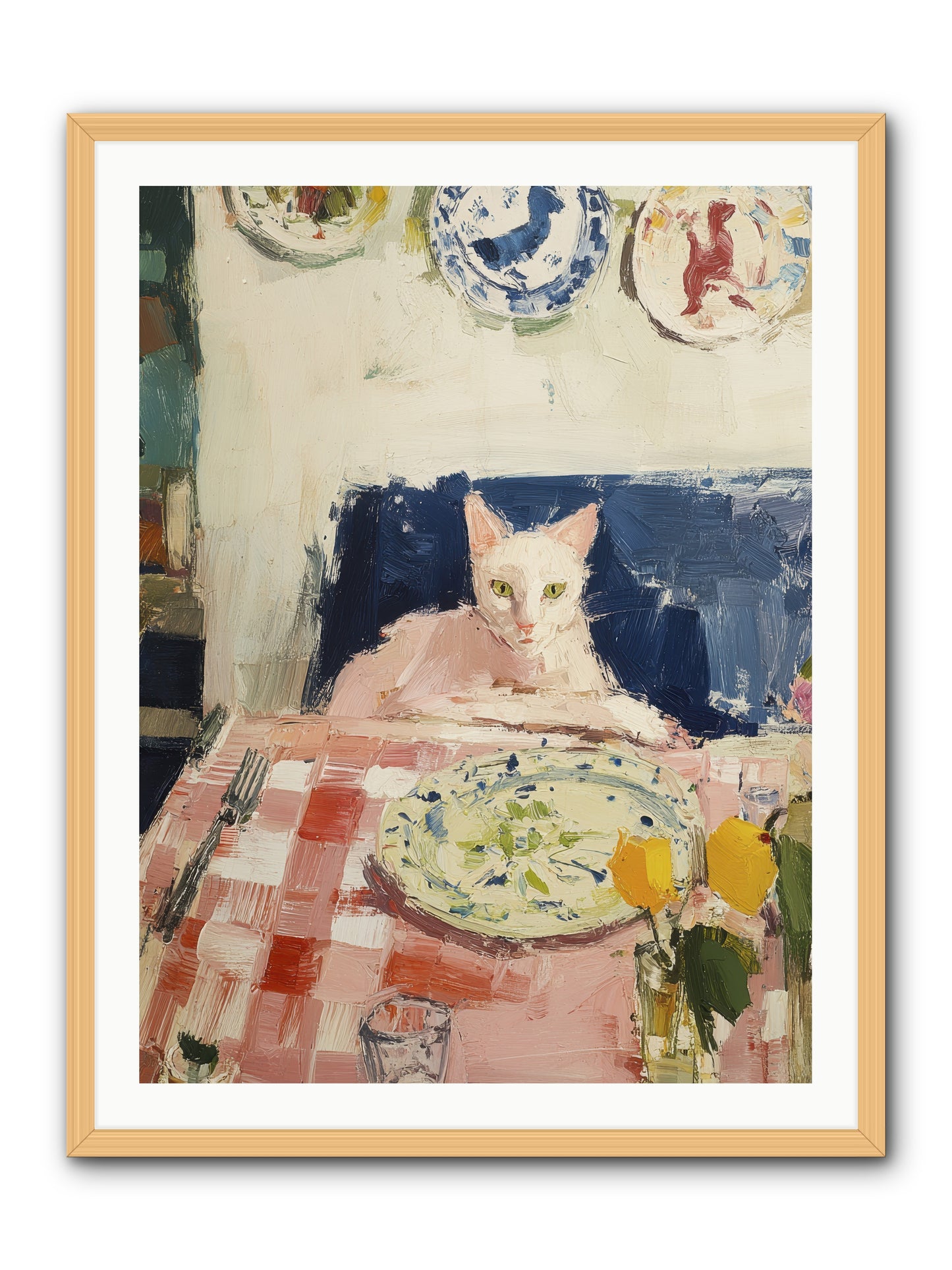 Charming Chaos -- Framed Print - Natural 30x40