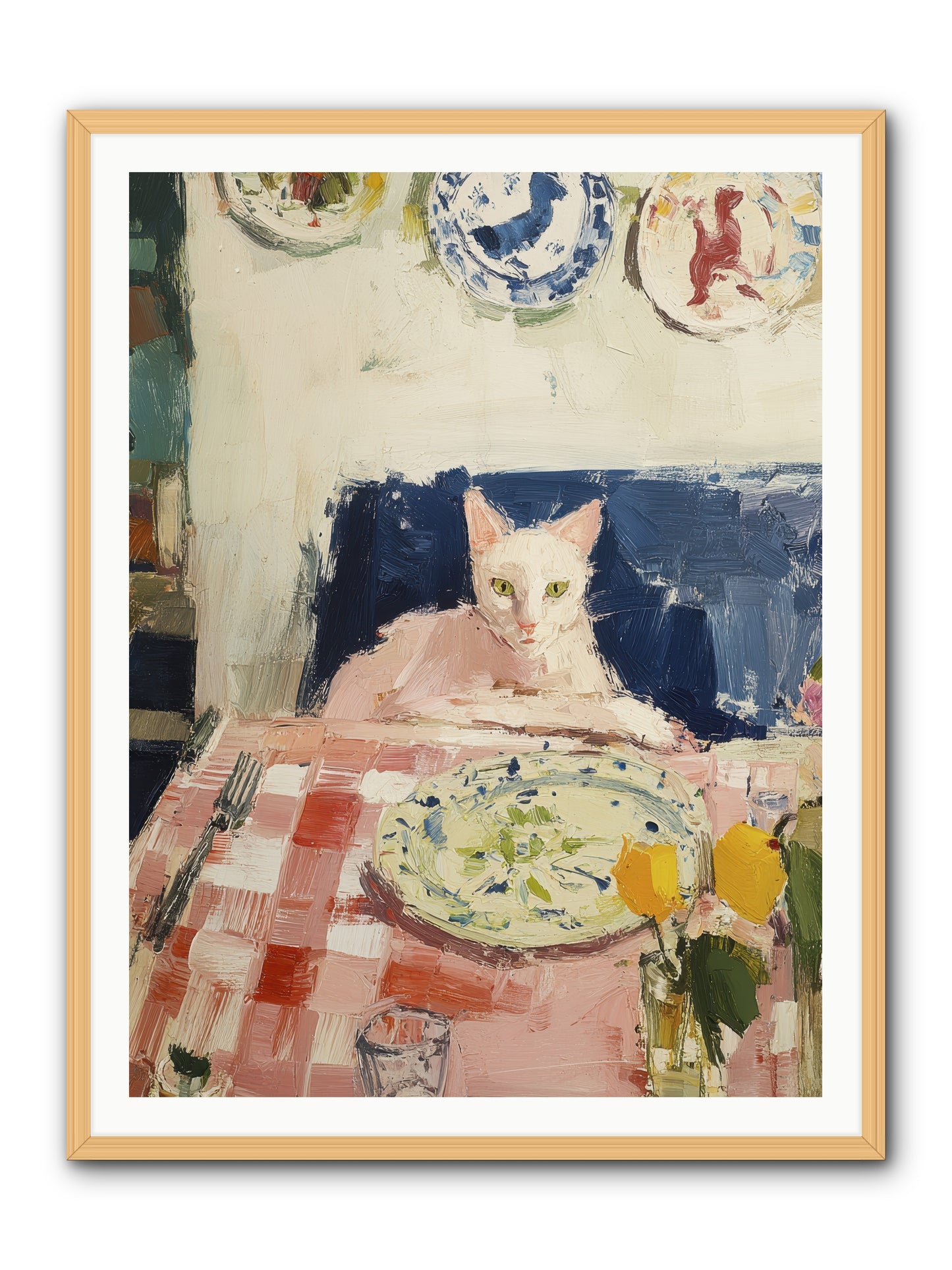 Charming Chaos -- Framed Print - Natural 36x48