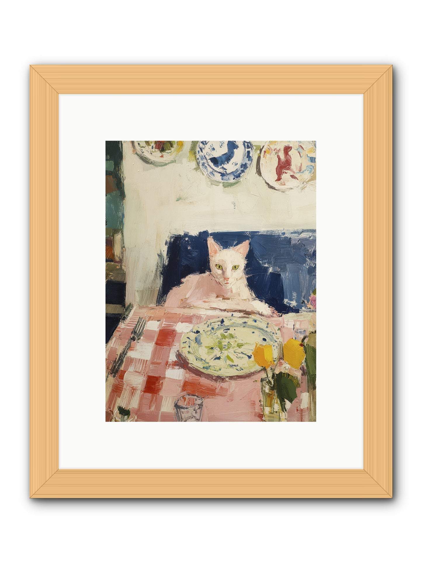Charming Chaos -- Framed Print - Natural 9x12