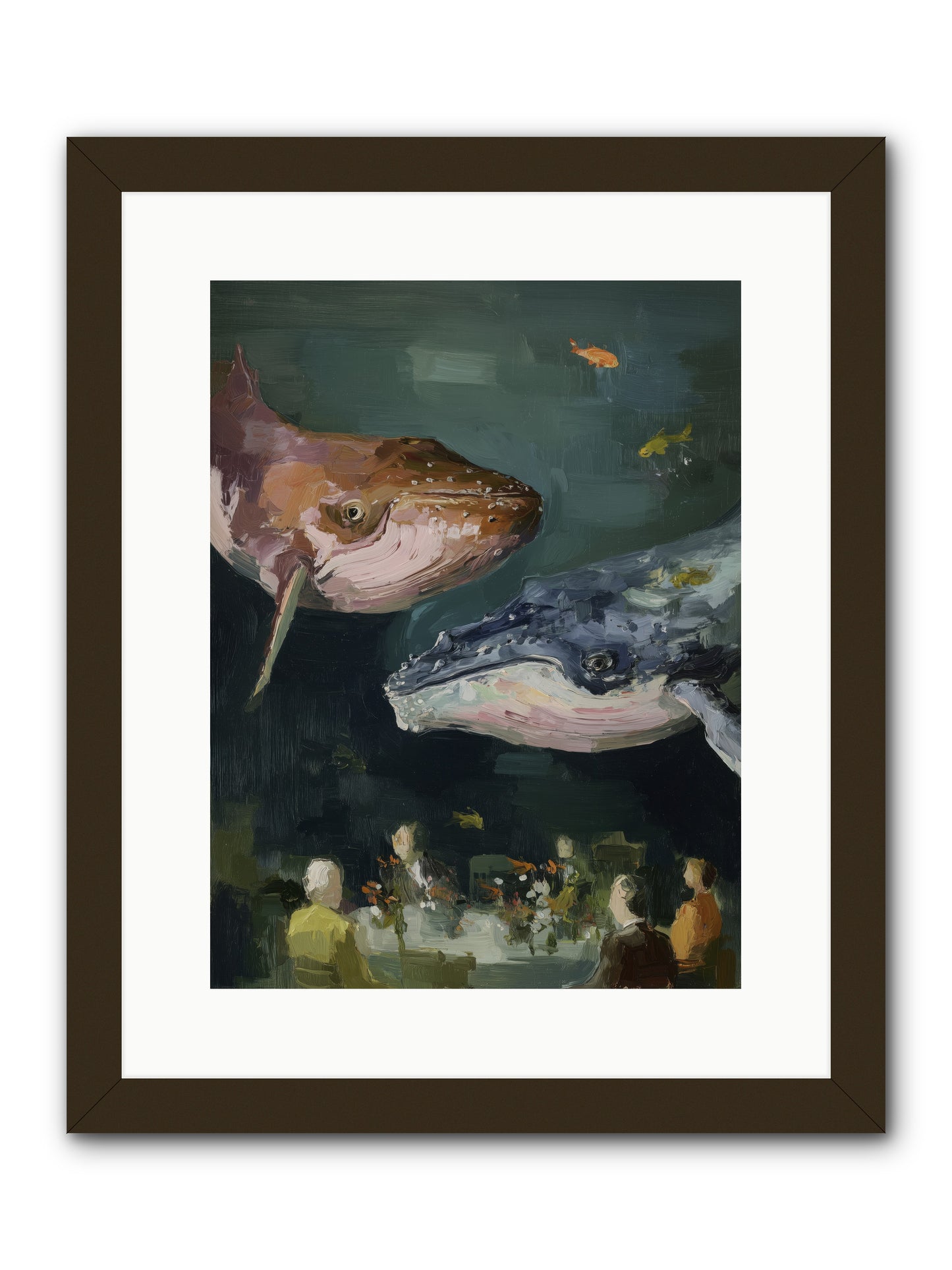 Chase the Light -- Framed Print - Black 12x16