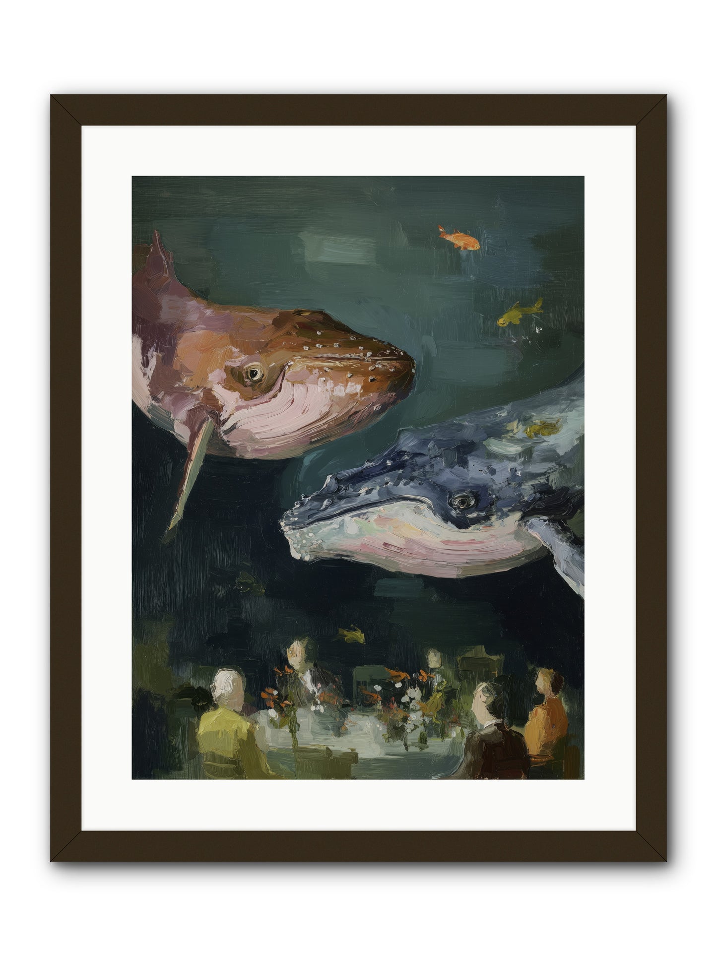 Chase the Light -- Framed Print - Black 18x24