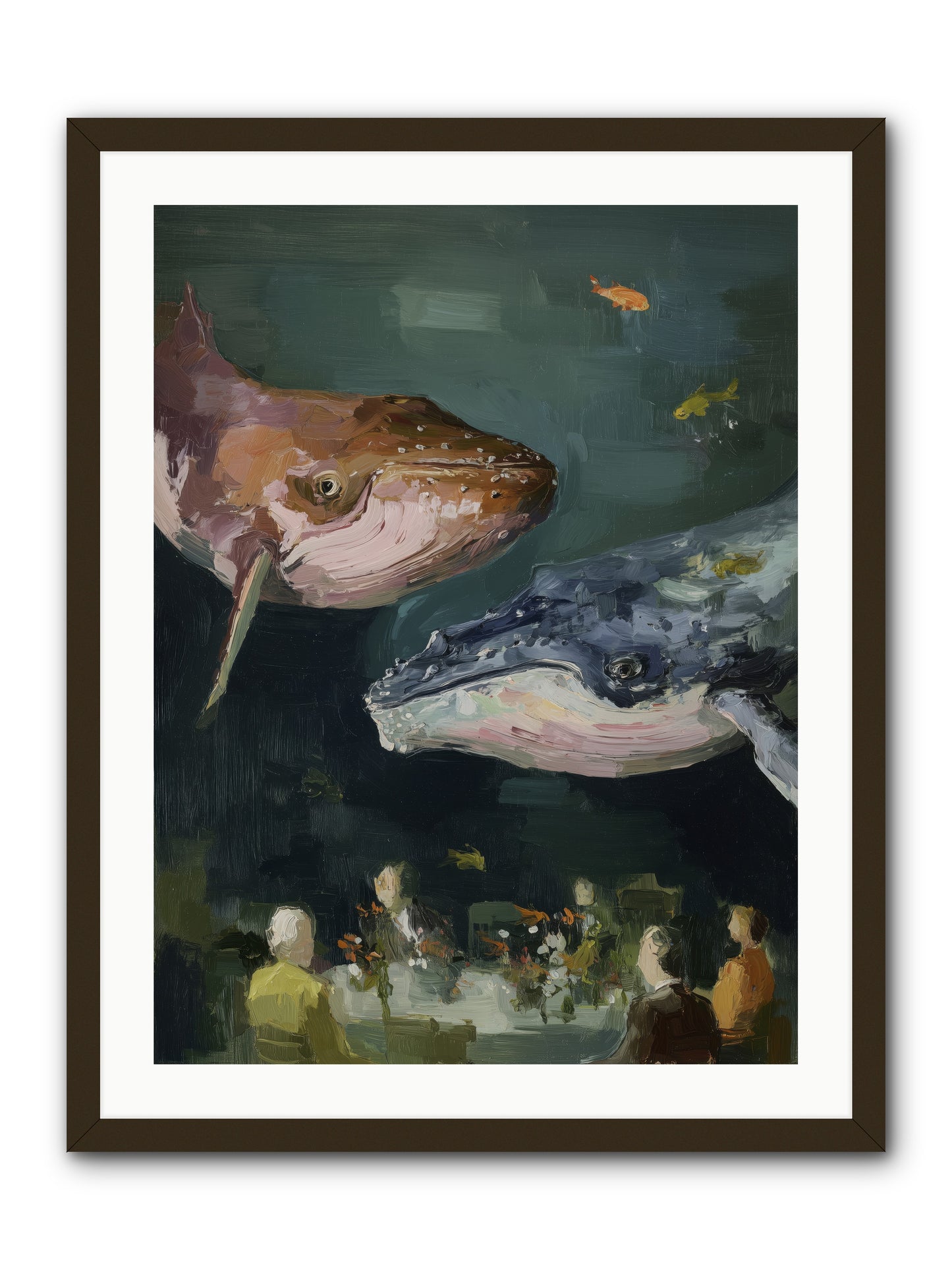 Chase the Light -- Framed Print - Black 24x32