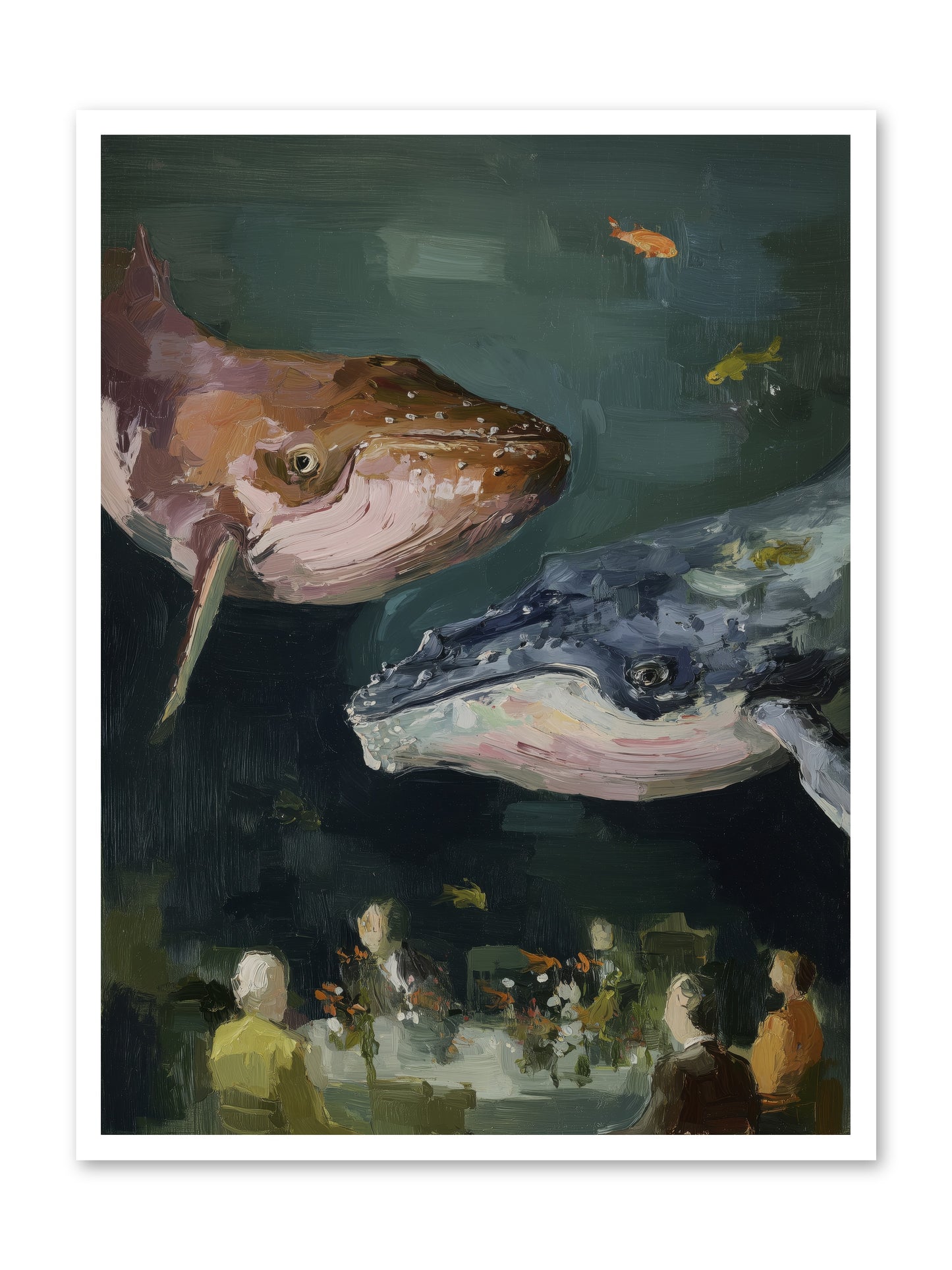Chase the Light -- Loose Canvas Print 30x40