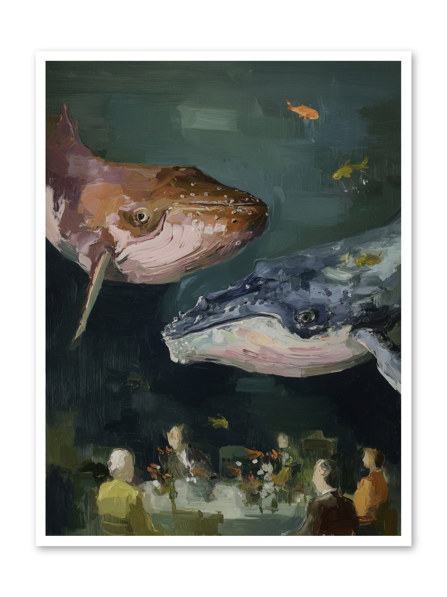 Chase the Light -- Loose Canvas Print 36x48